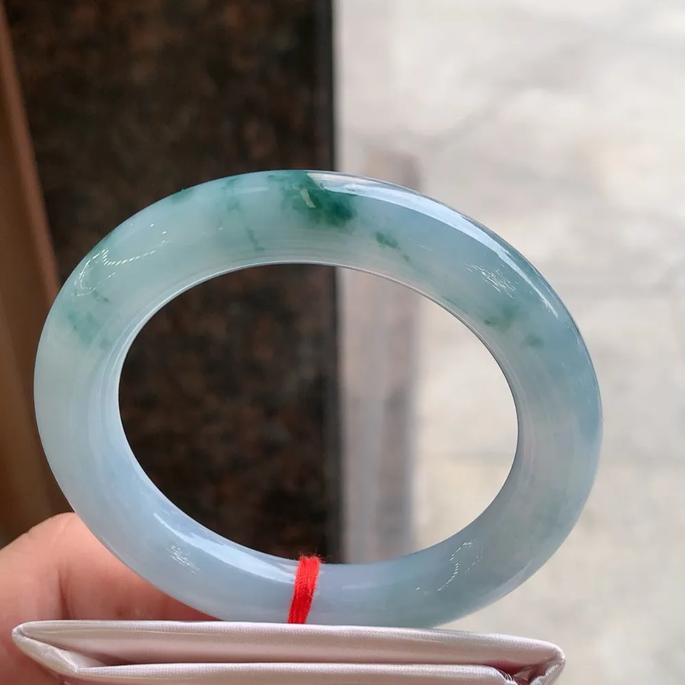 圆条冰紫飘花 微纹 尺寸:53.1/11.1 超美