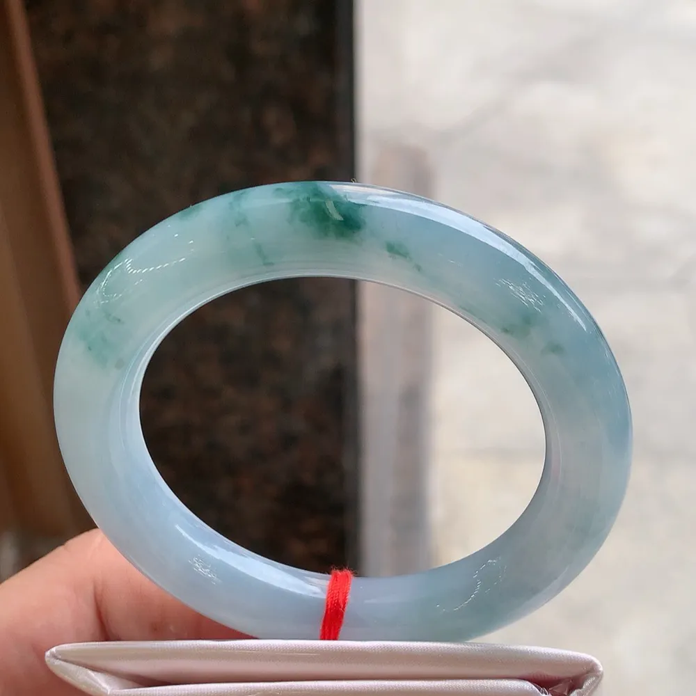 圆条冰紫飘花 微纹 尺寸:53.1/11.1 超美