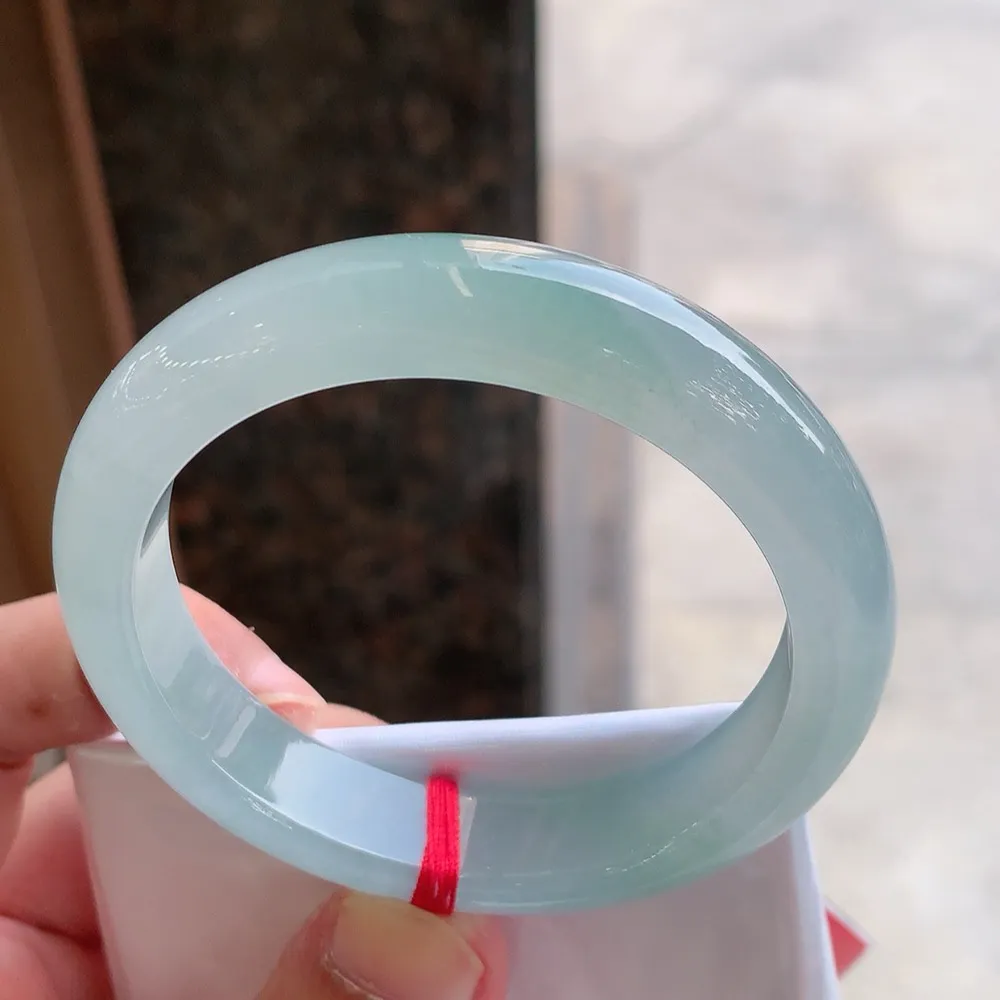 正圈冰飘花 微纹 尺寸:54.7/12.1/8.2 种水好