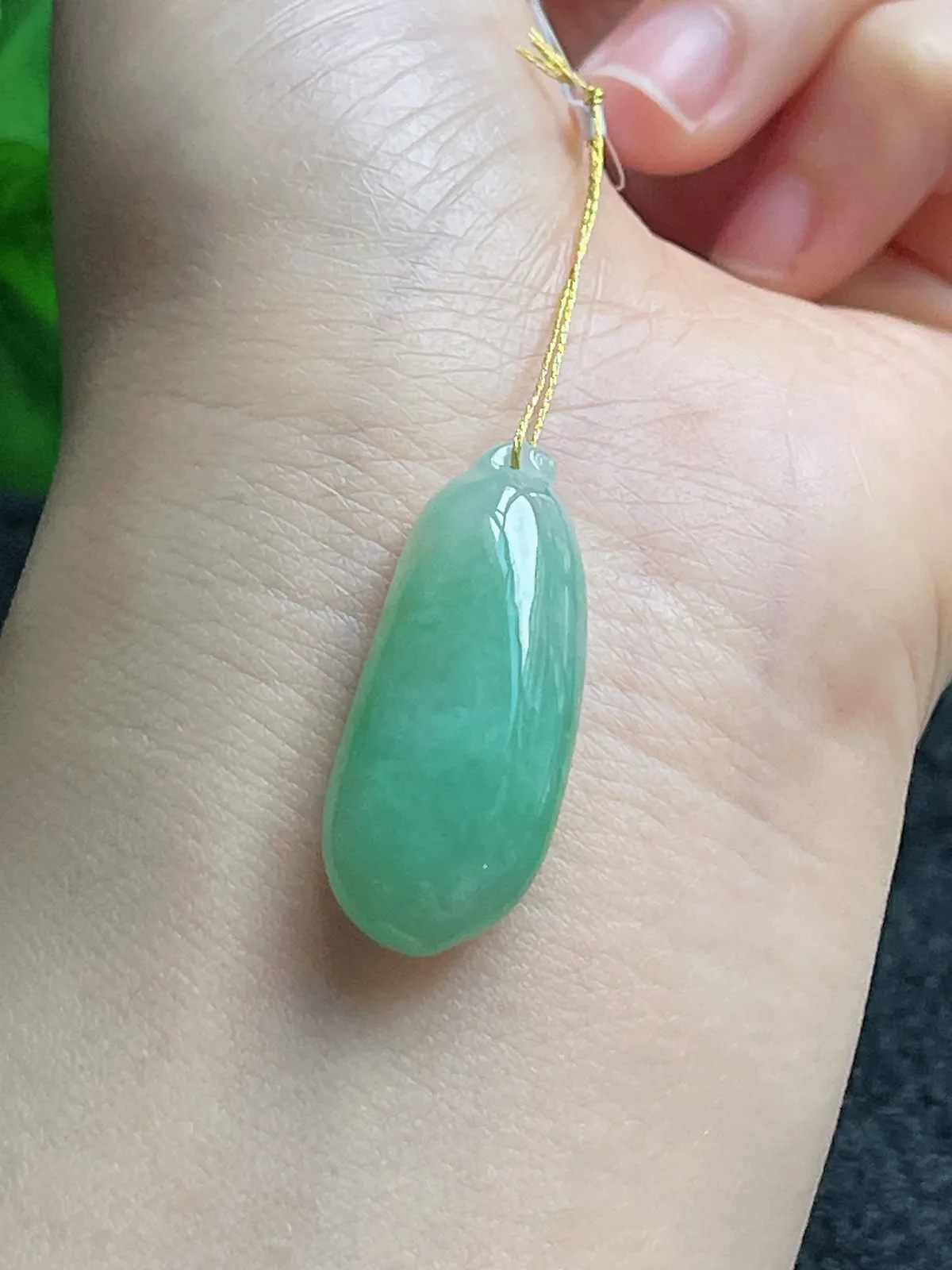 翡翠糯化种浅绿色福瓜