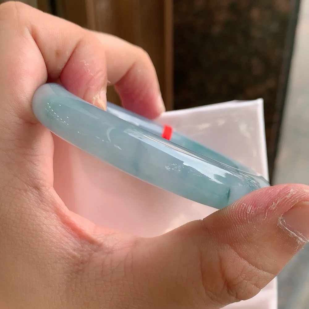 圆条冰紫飘花 微纹 尺寸:53.1/11.1 超美