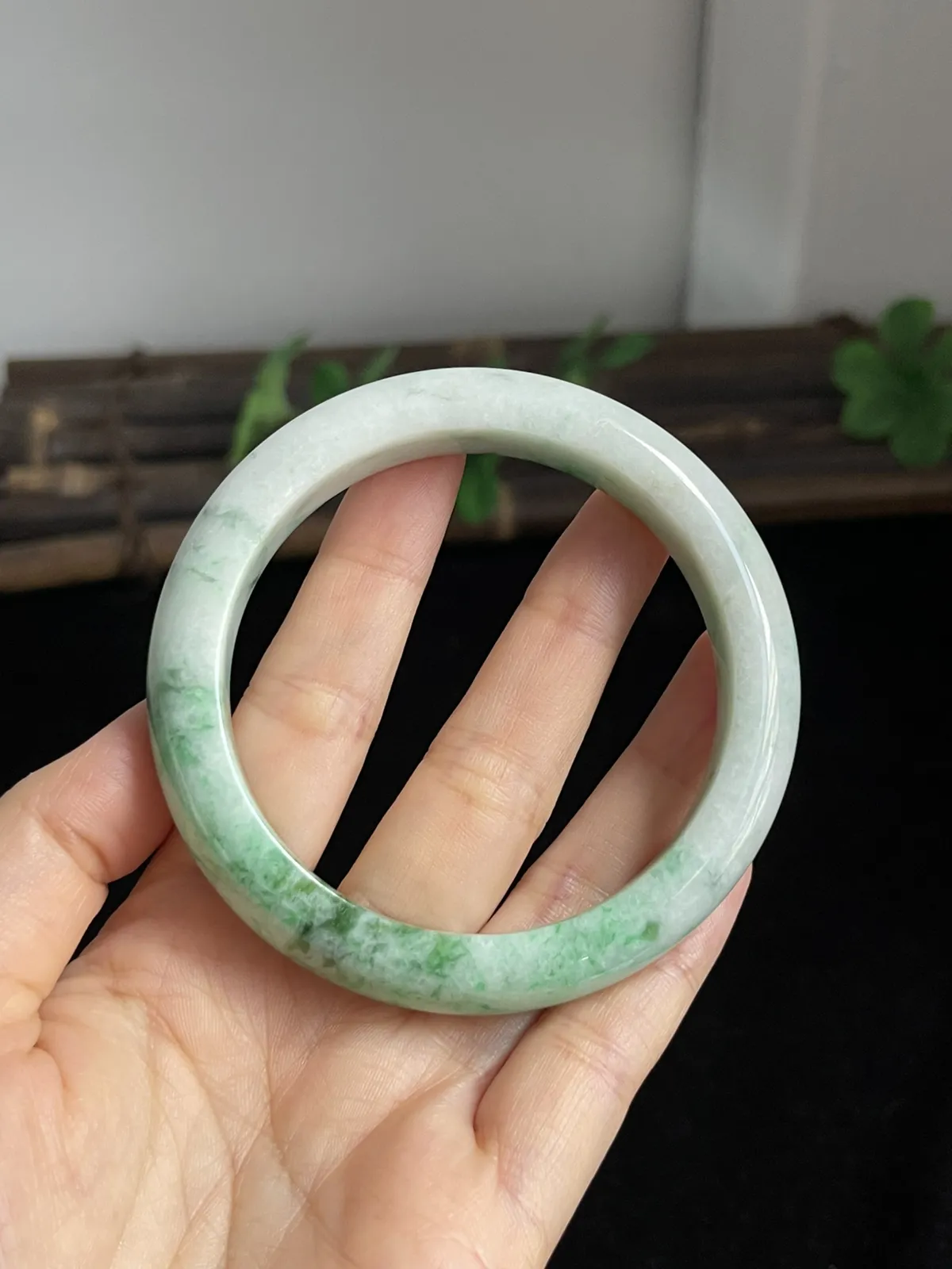 正圈58.3圈口，翡翠手镯