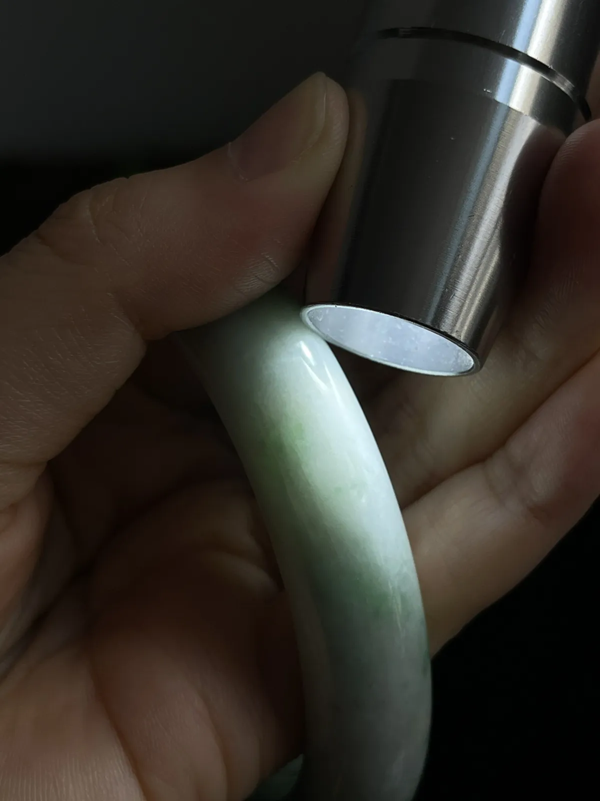 正圈58.3圈口，翡翠手镯