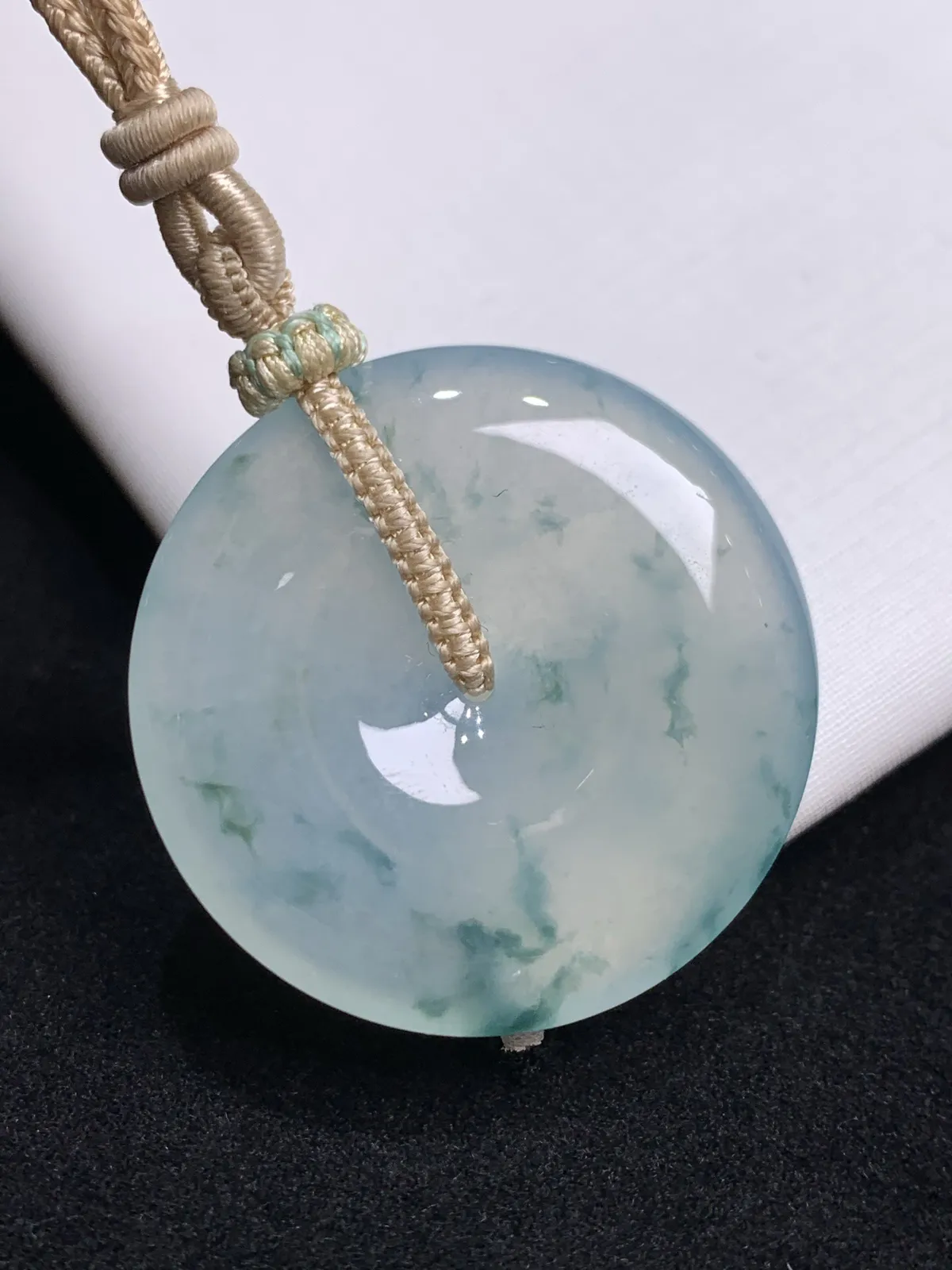 冰飘花平安扣吊坠 平平安安~