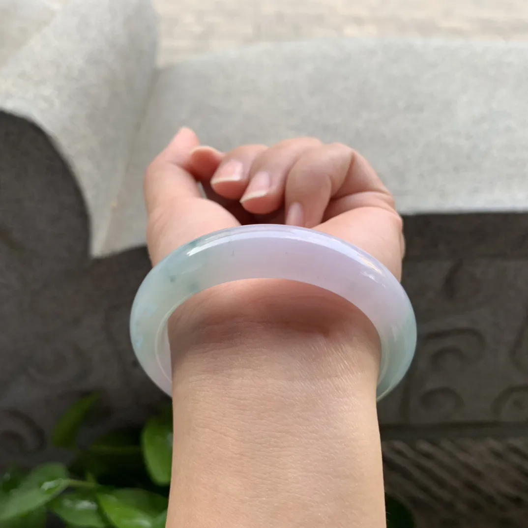 小圈口 52.5-12.2-8.8【冰春彩正圈手镯】正圈52 53可戴