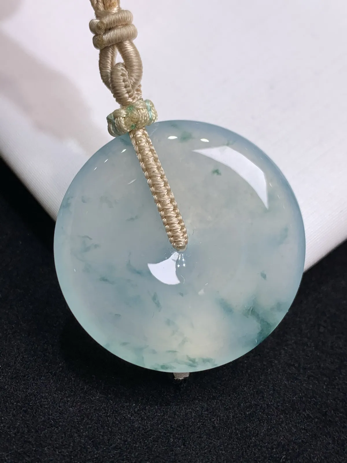 冰飘花平安扣吊坠 平平安安~