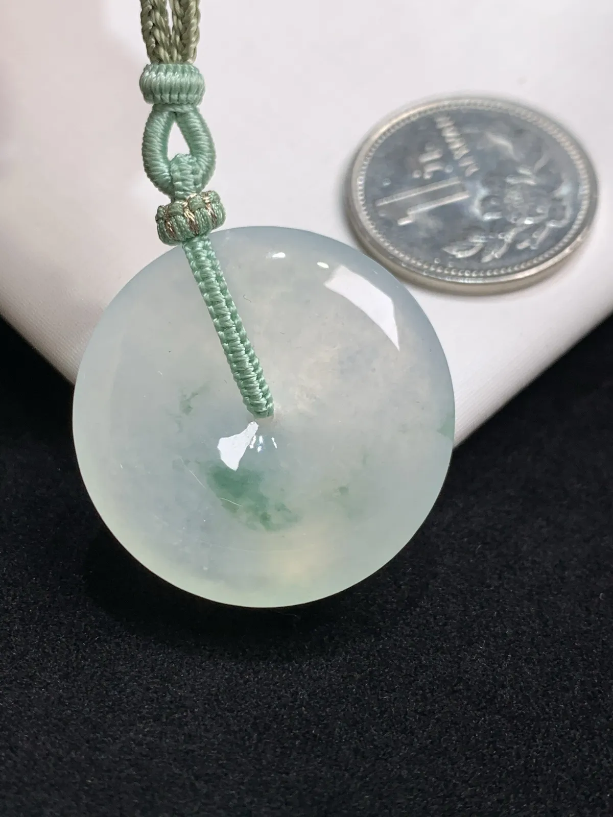 冰飘花平安扣吊坠 平平安安~