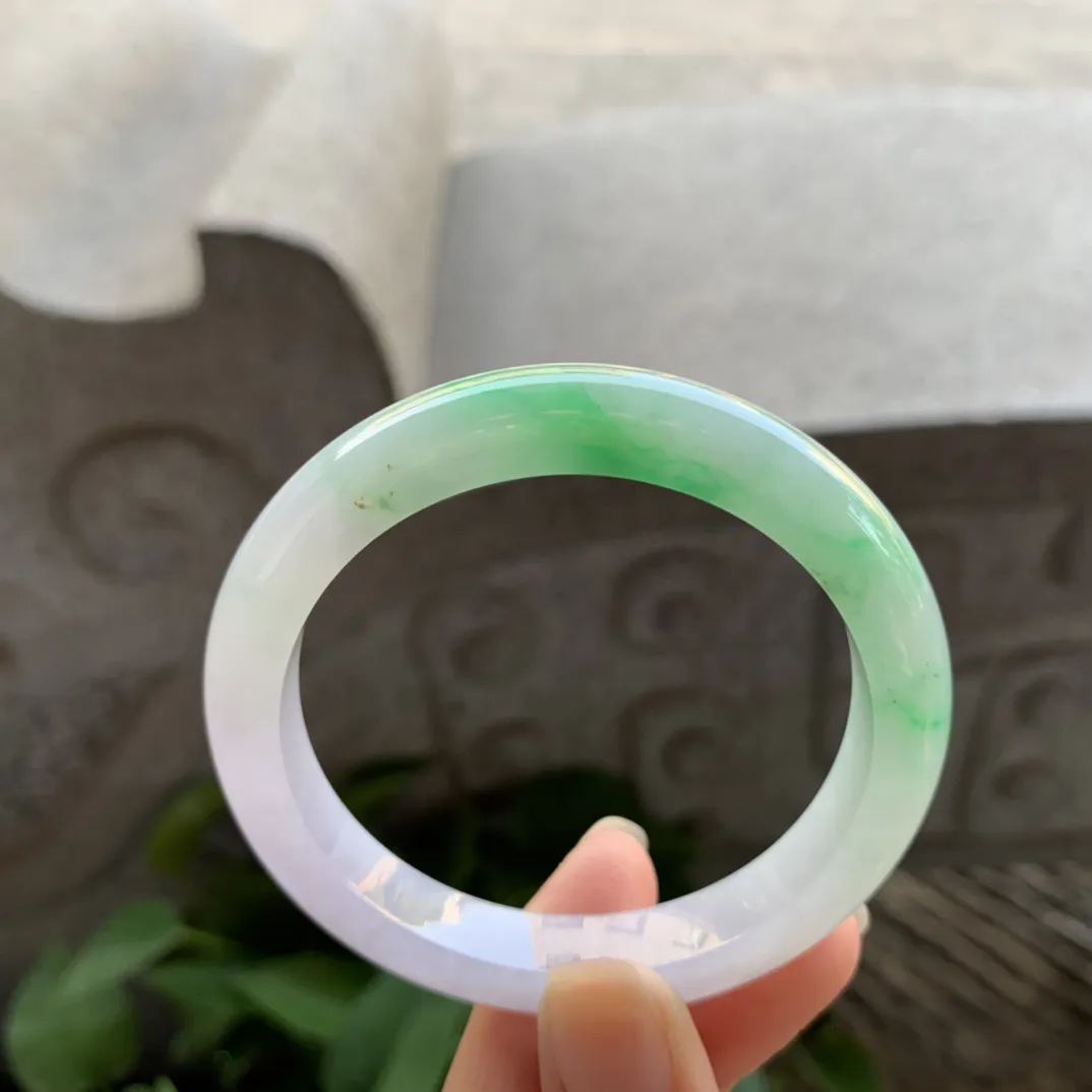 小圈口 51.4-9-7.5【春彩正圈手镯】正圈51 52 可戴