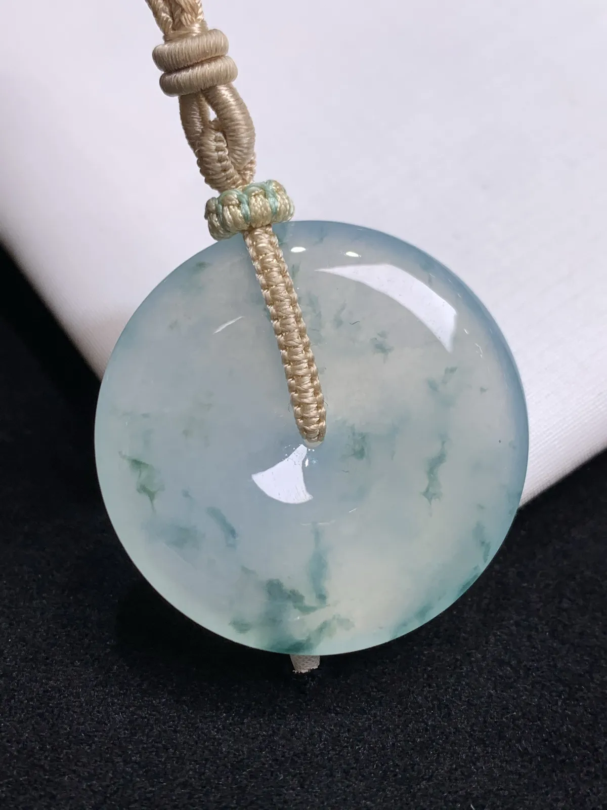 冰飘花平安扣吊坠 平平安安~