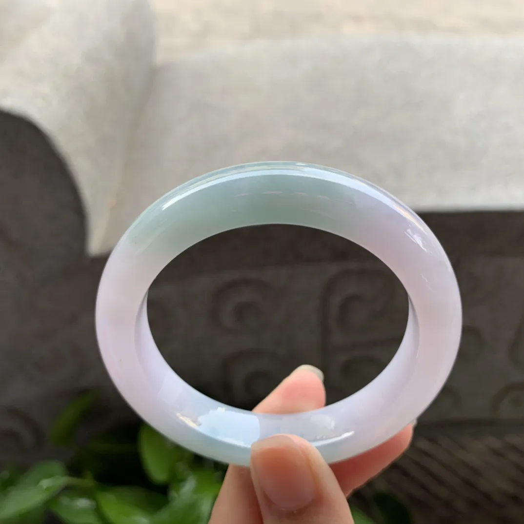 小圈口 52.5-12.2-8.8【冰春彩正圈手镯】正圈52 53可戴