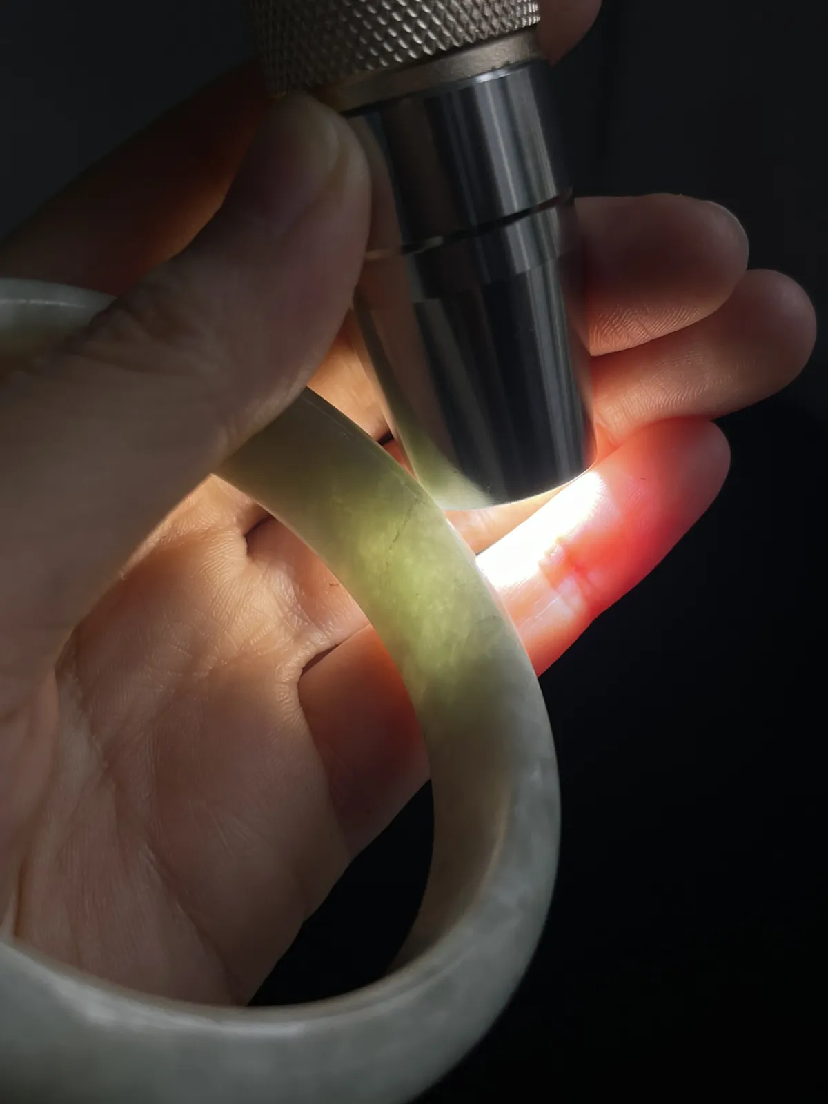 正圈56.8圈口，翡翠手镯