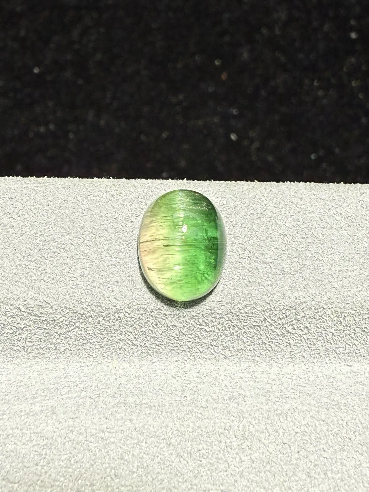 3.625克拉 西瓜碧玺猫眼裸石 猫眼效应犀利 晶体好[强][强] 水头十足 俏色系列可遇不可求 