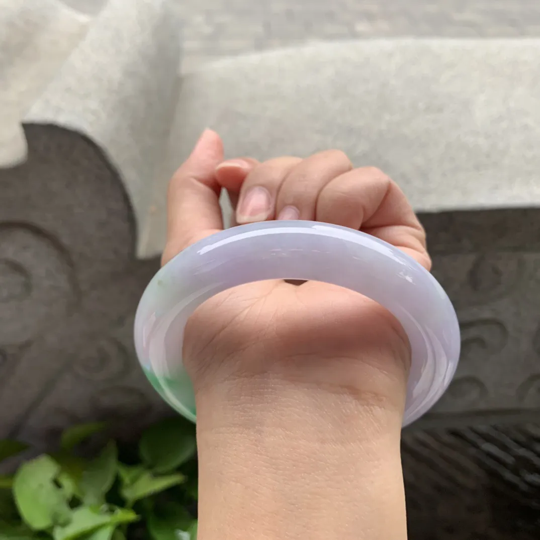 圈口 57.5-13.7【春彩圆条手镯】圆条57 58可戴