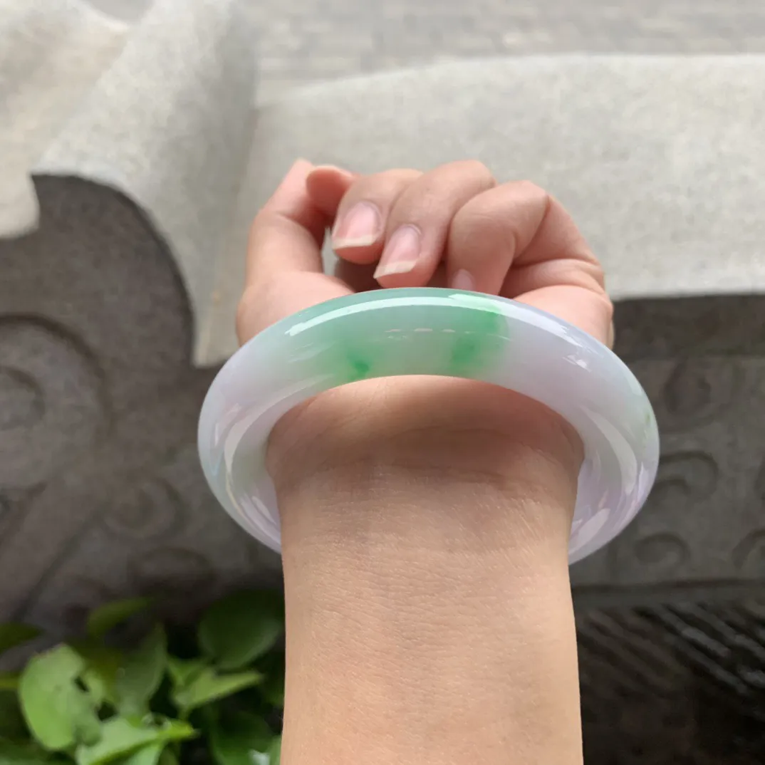 圈口 57.5-13.7【春彩圆条手镯】圆条57 58可戴