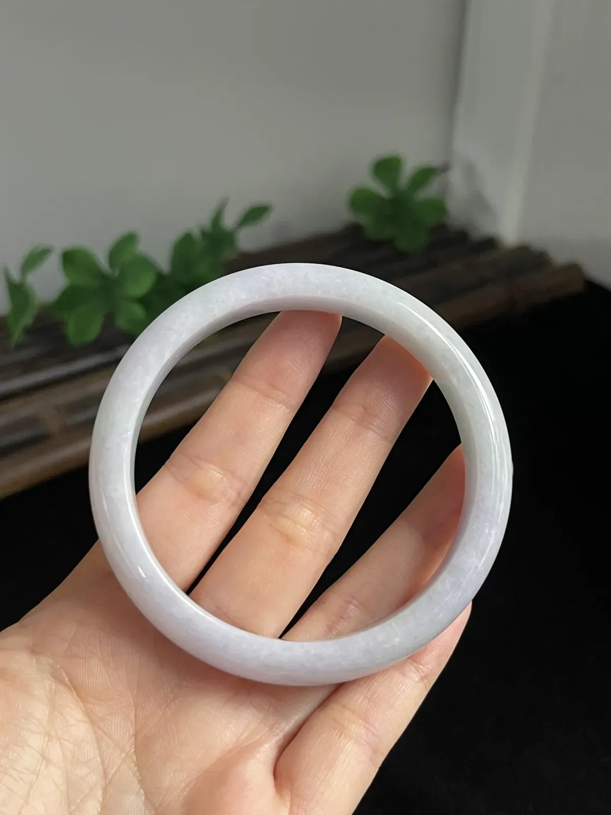 正圈59圈口，翡翠手镯