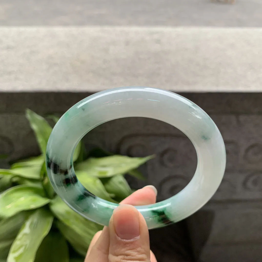 圈口 57-11.8【飘花圆条手镯】圆条57 58可戴