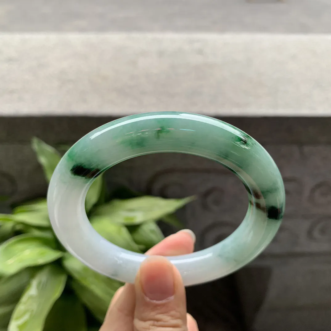 圈口 57-11.8【飘花圆条手镯】圆条57 58可戴