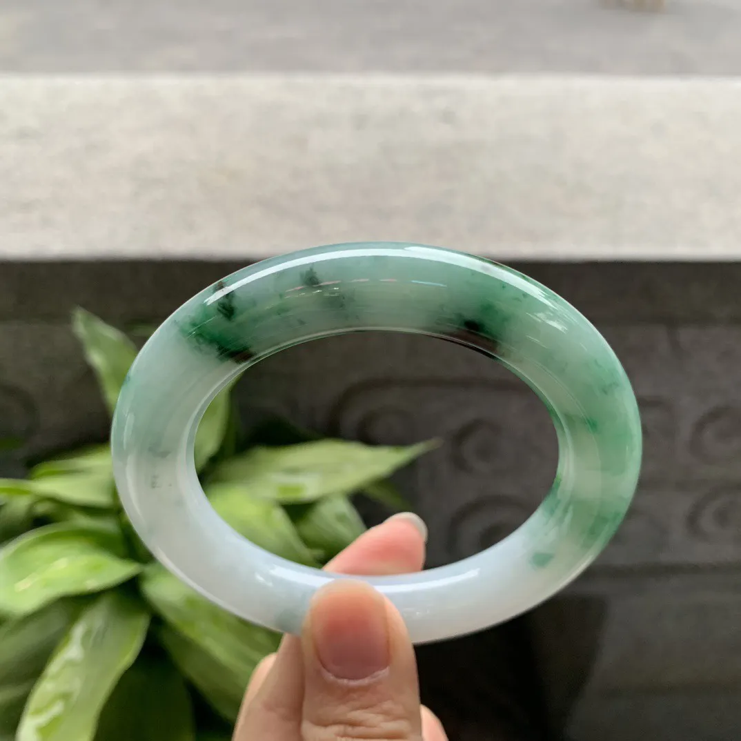 圈口 57-11.8【飘花圆条手镯】圆条57 58可戴