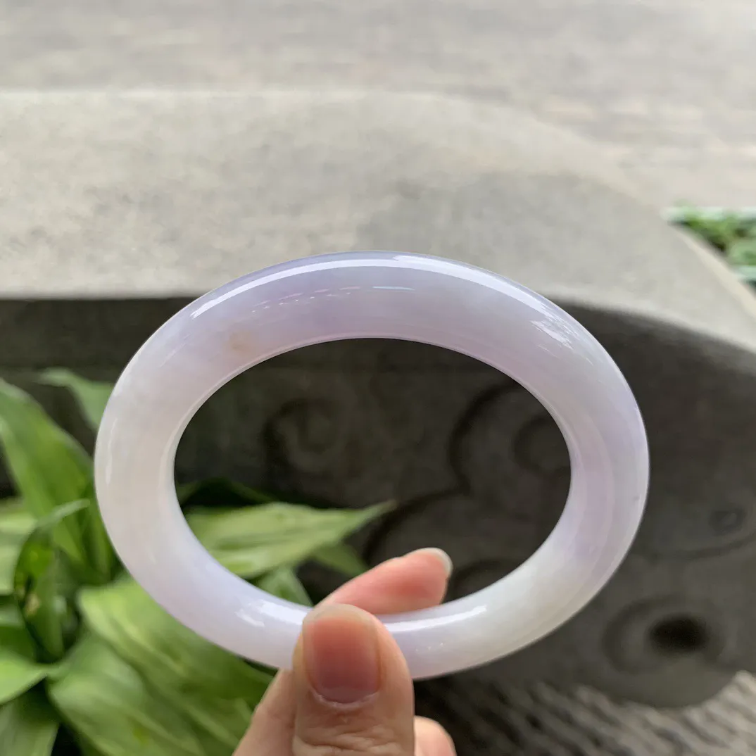 大圈口 61.5-11.1【粉紫圆条手镯】圆条61 62可戴