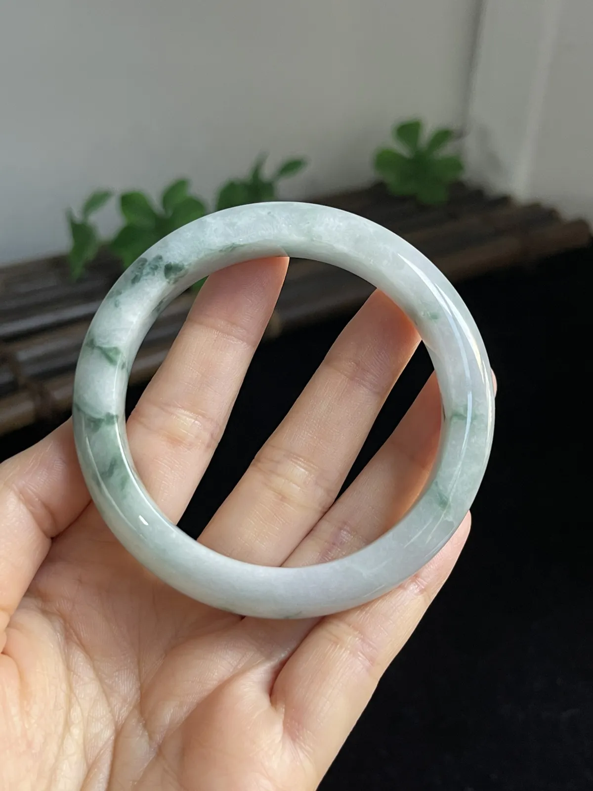 正圈55.5圈口，翡翠手镯