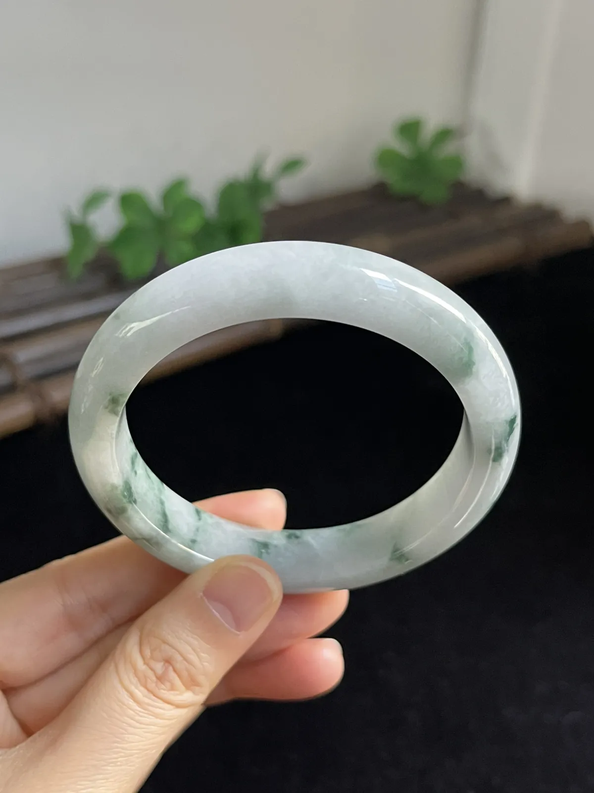 正圈55.5圈口，翡翠手镯