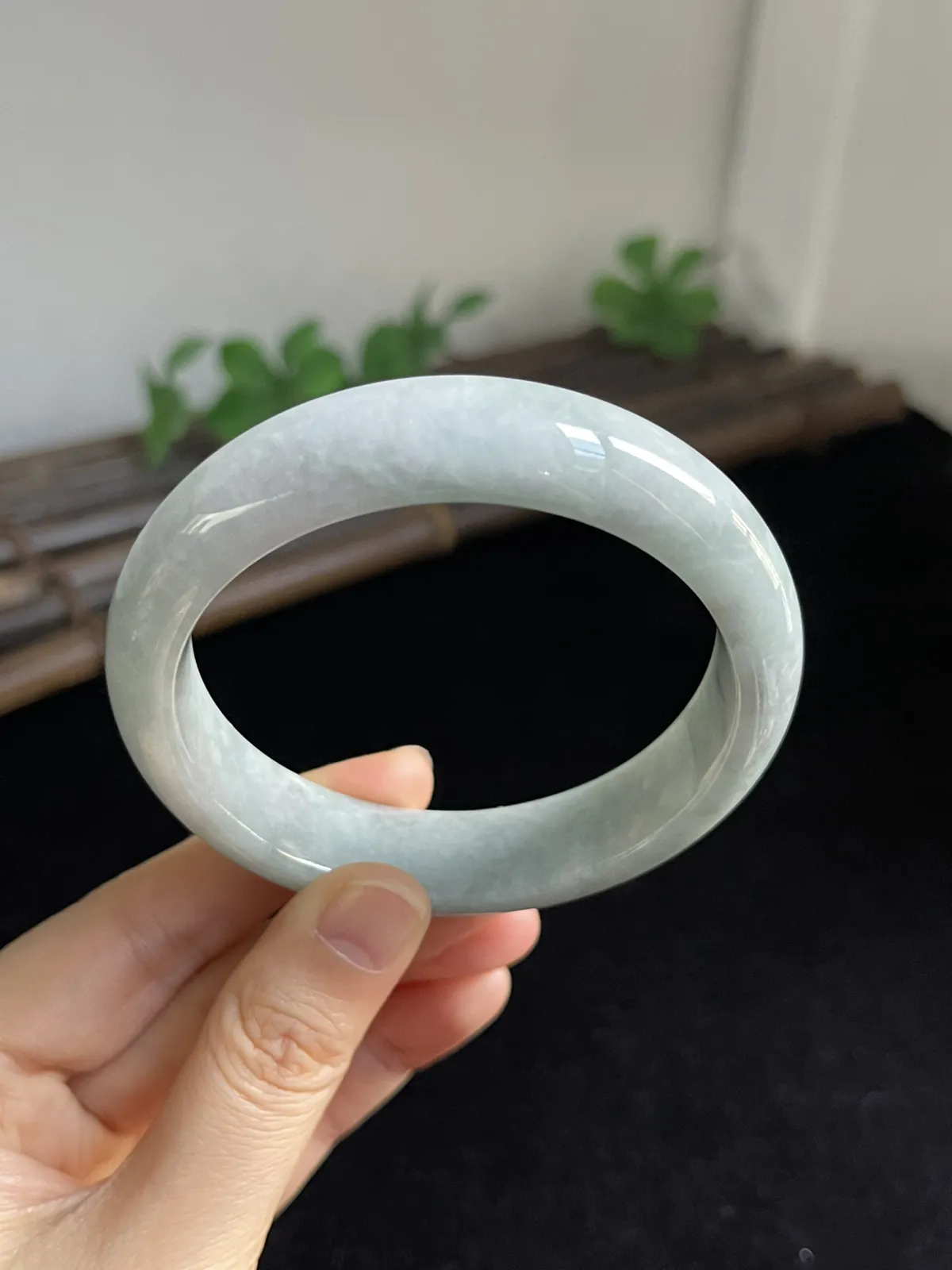 正圈58.4圈口，翡翠手镯