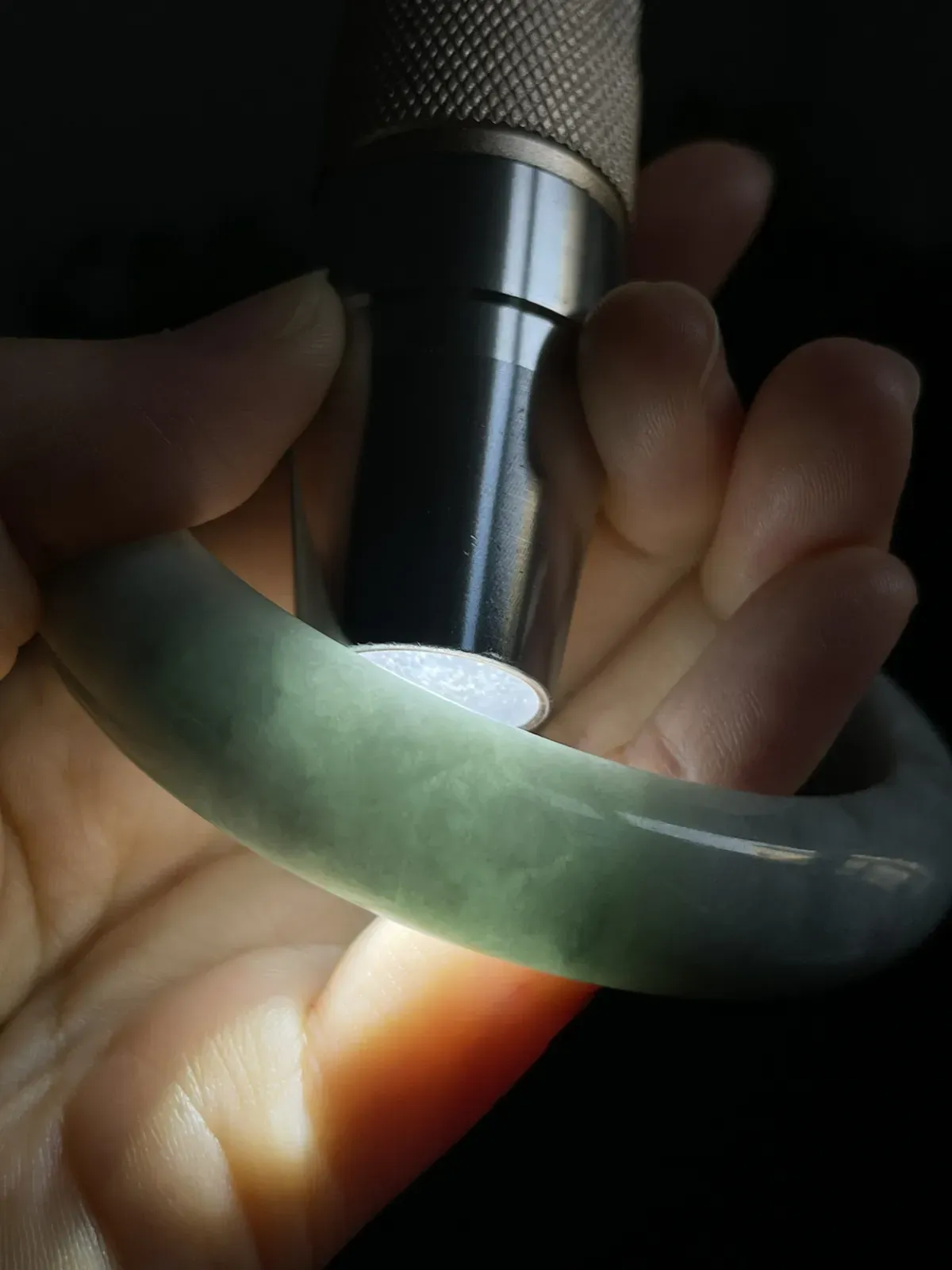 正圈58.4圈口，翡翠手镯