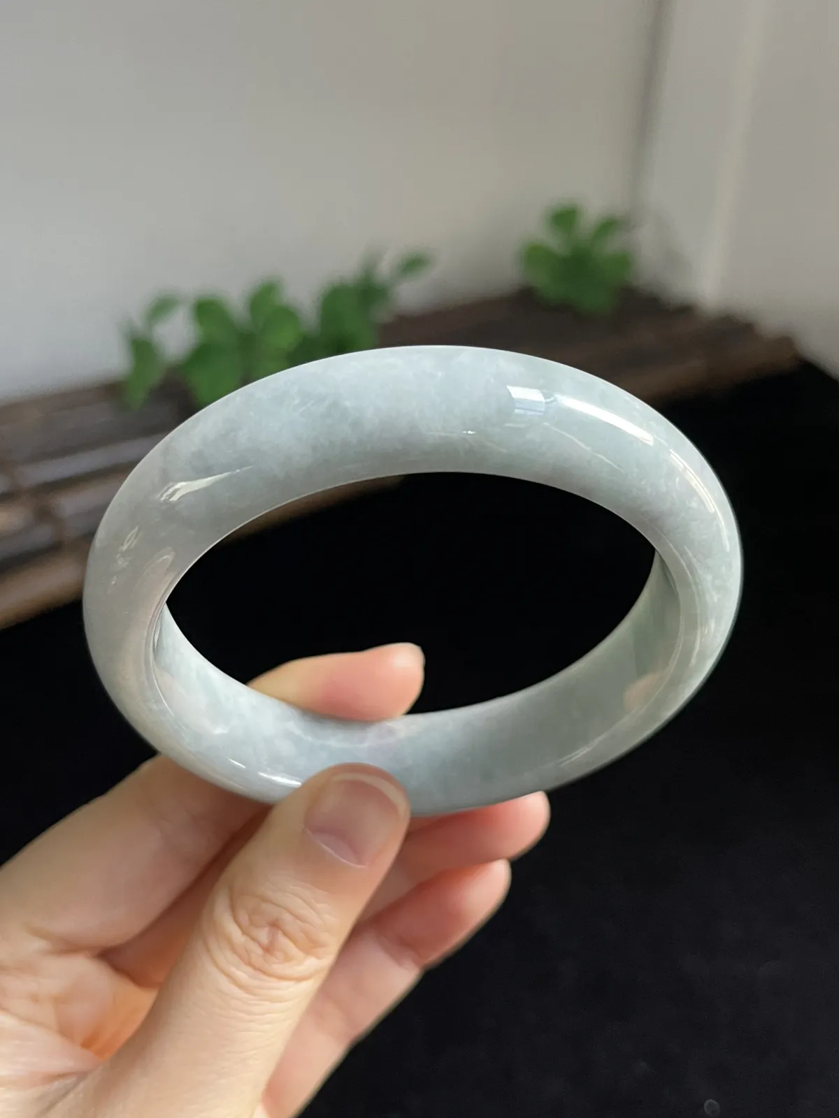 正圈58.4圈口，翡翠手镯