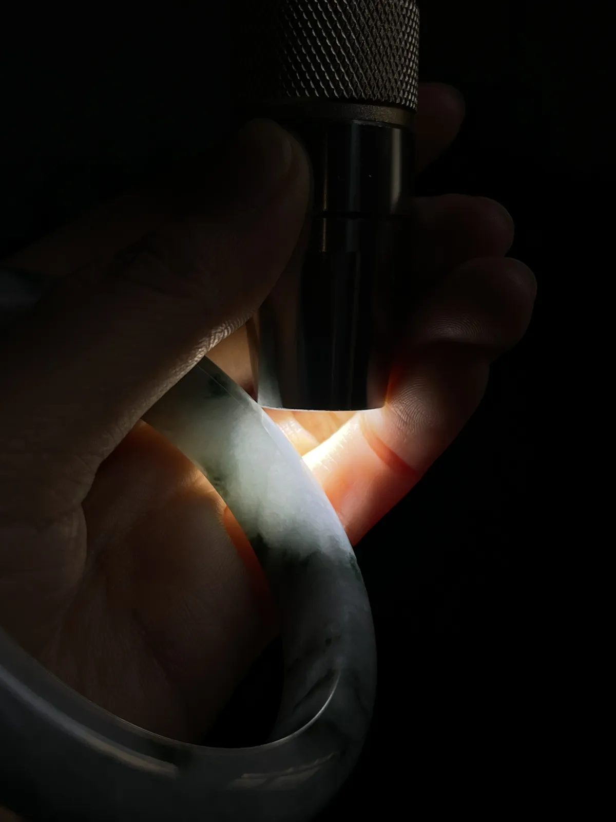 正圈55.5圈口，翡翠手镯