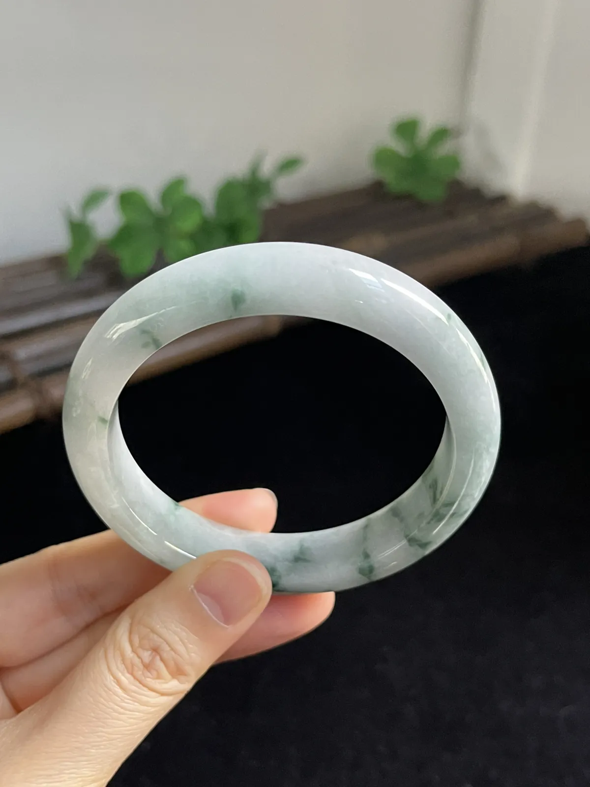 正圈55.5圈口，翡翠手镯