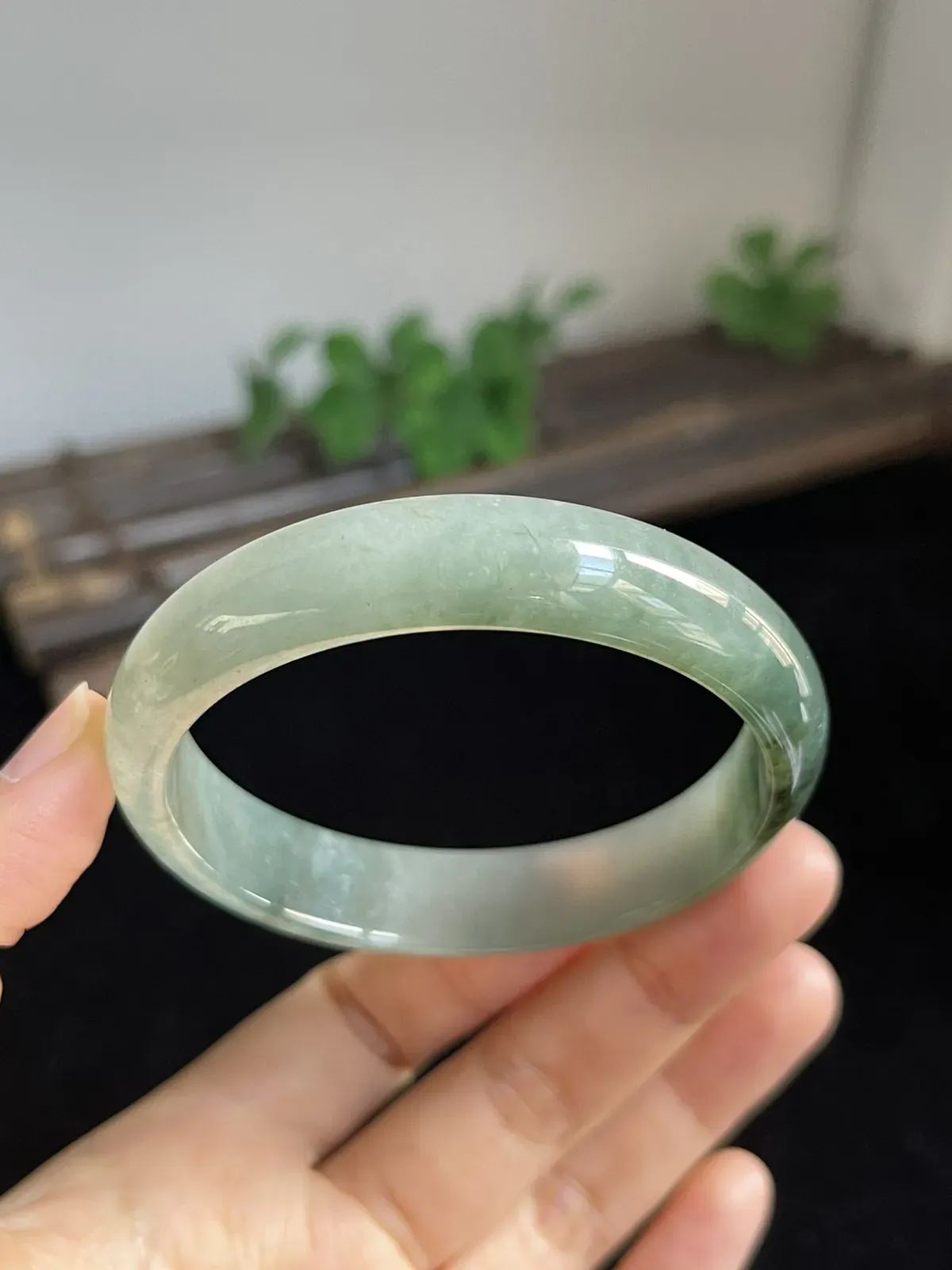 正圈55.8圈口，翡翠手镯