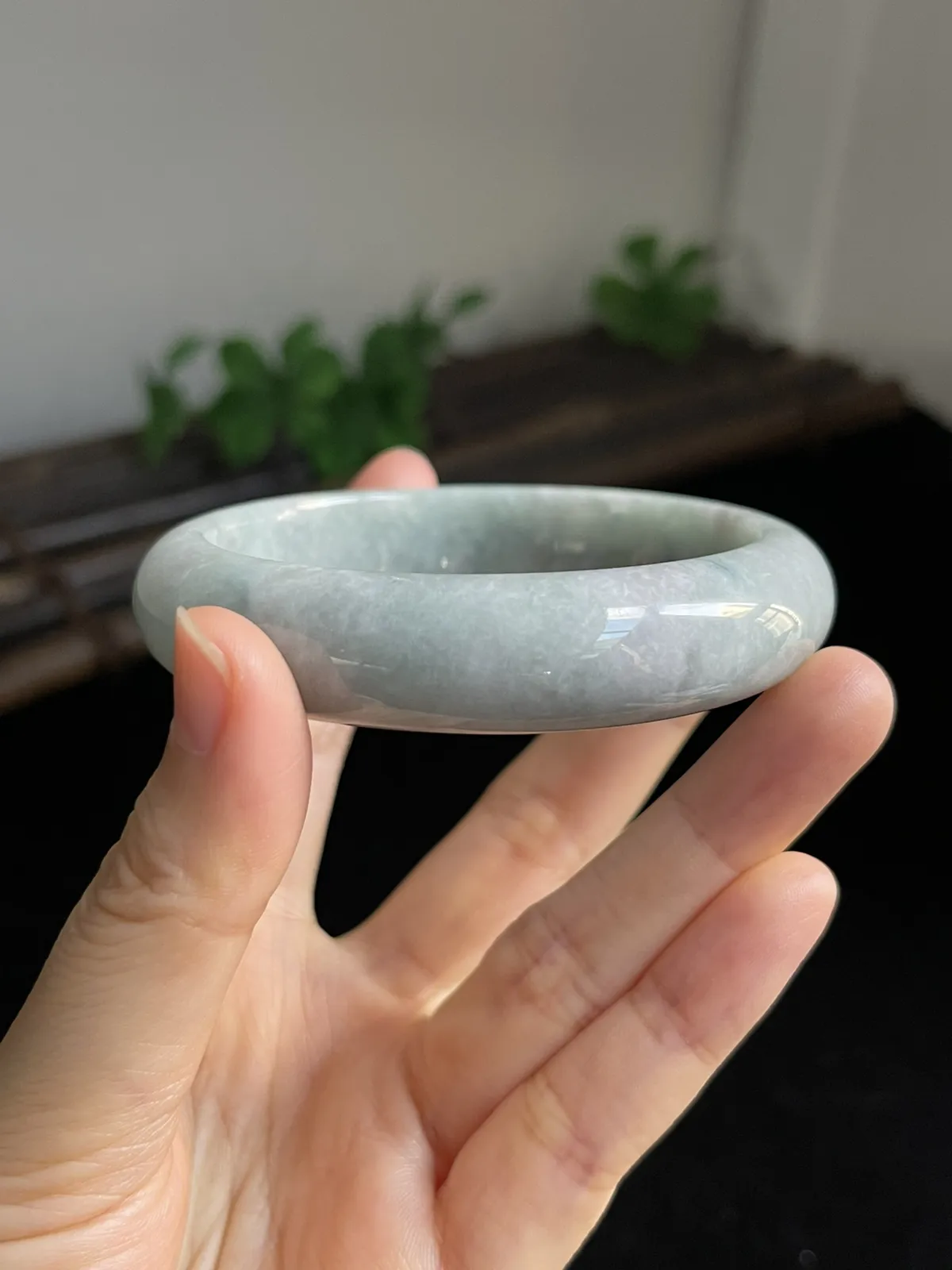 正圈58.4圈口，翡翠手镯