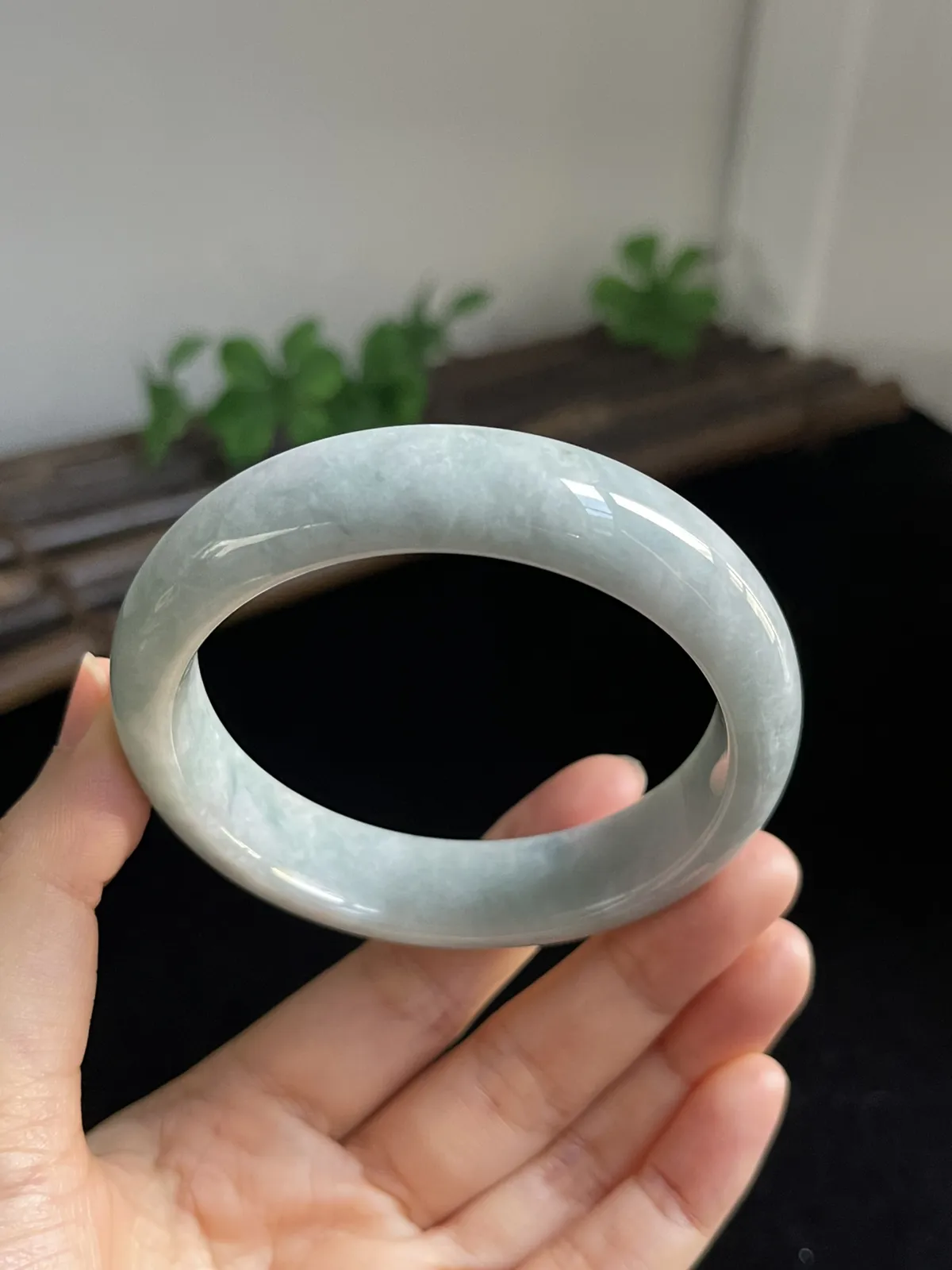 正圈58.4圈口，翡翠手镯