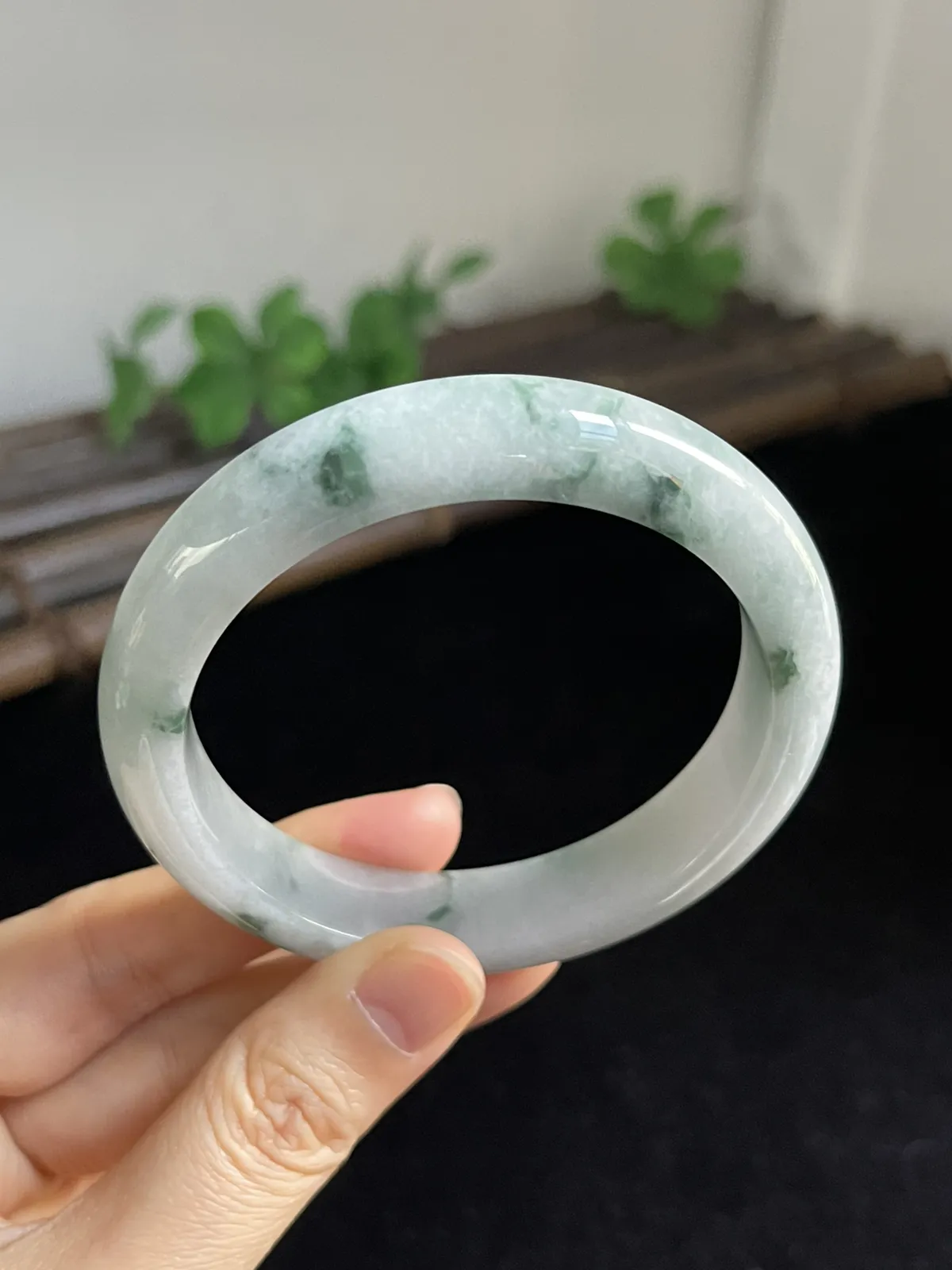 正圈55.5圈口，翡翠手镯