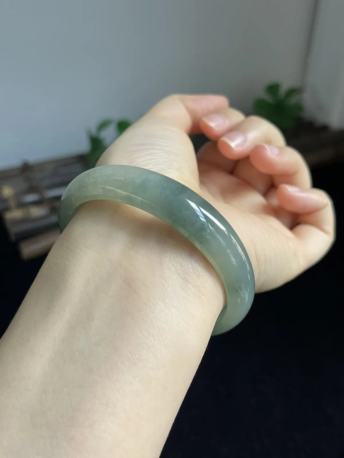 正圈55.8圈口，翡翠手镯