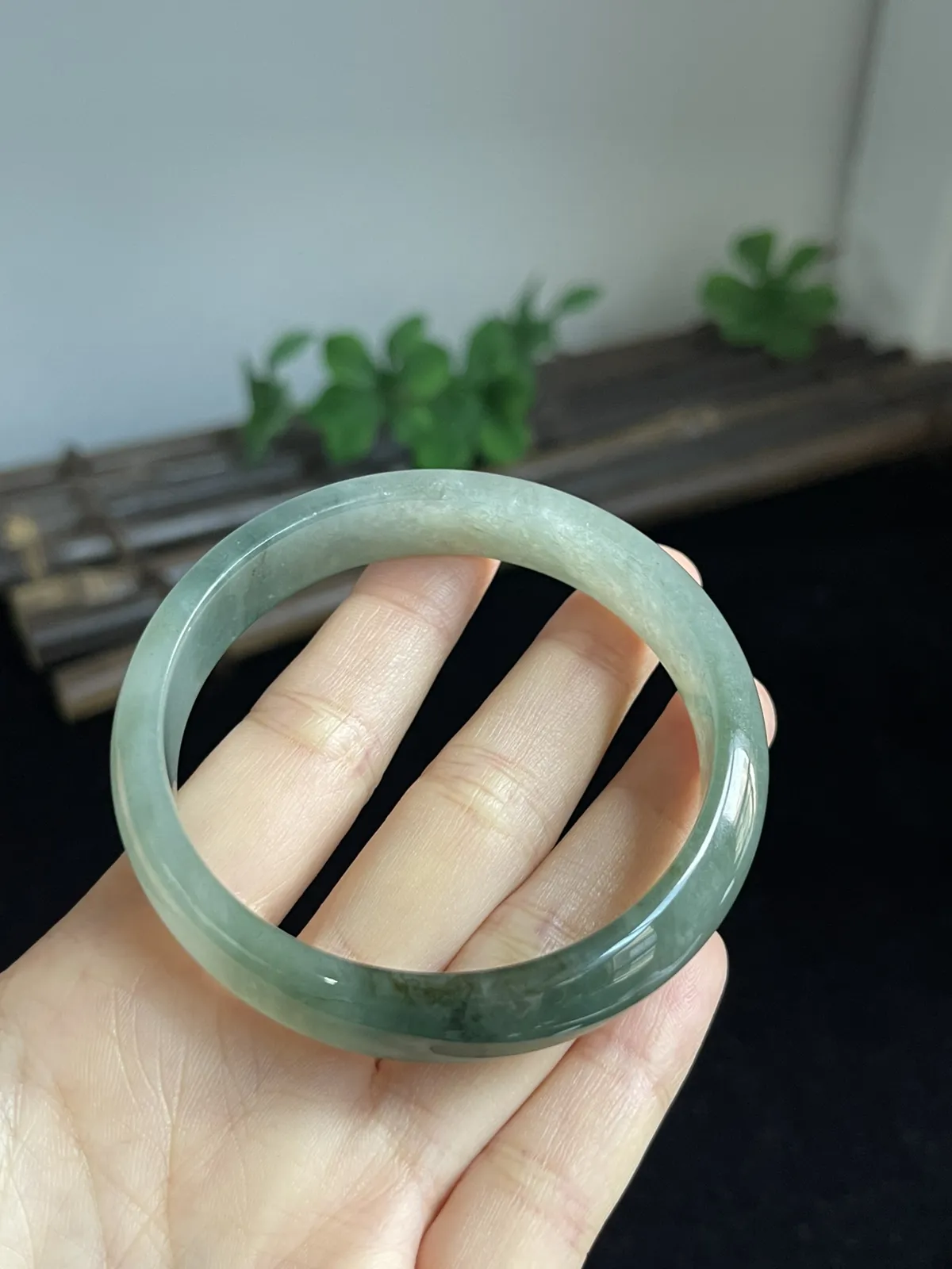 正圈55.8圈口，翡翠手镯