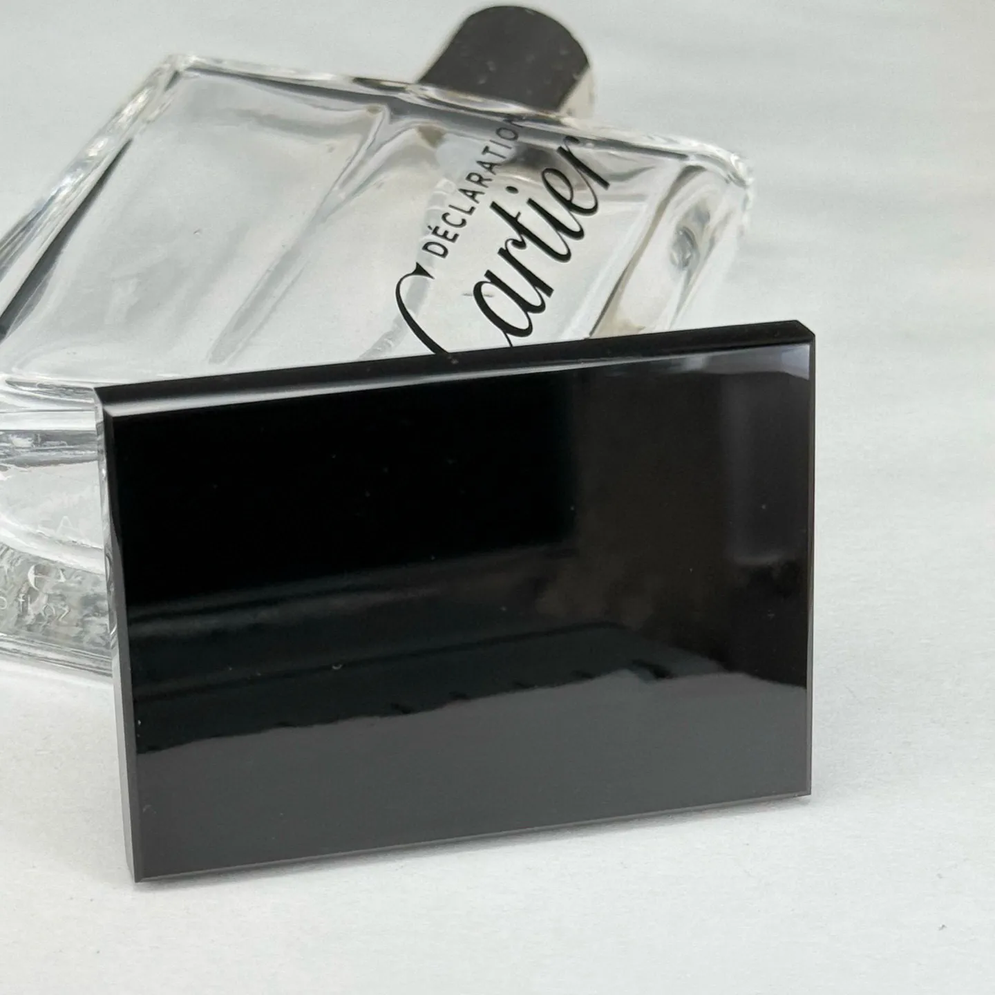 精品墨翠无事牌 种好色正 黑度极好 打灯通透 油性十足 尺寸54.6