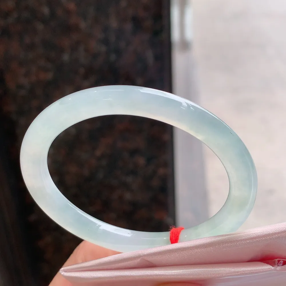 贵妃高冰绿 无瑕 尺寸:54.1/7.4 种水好