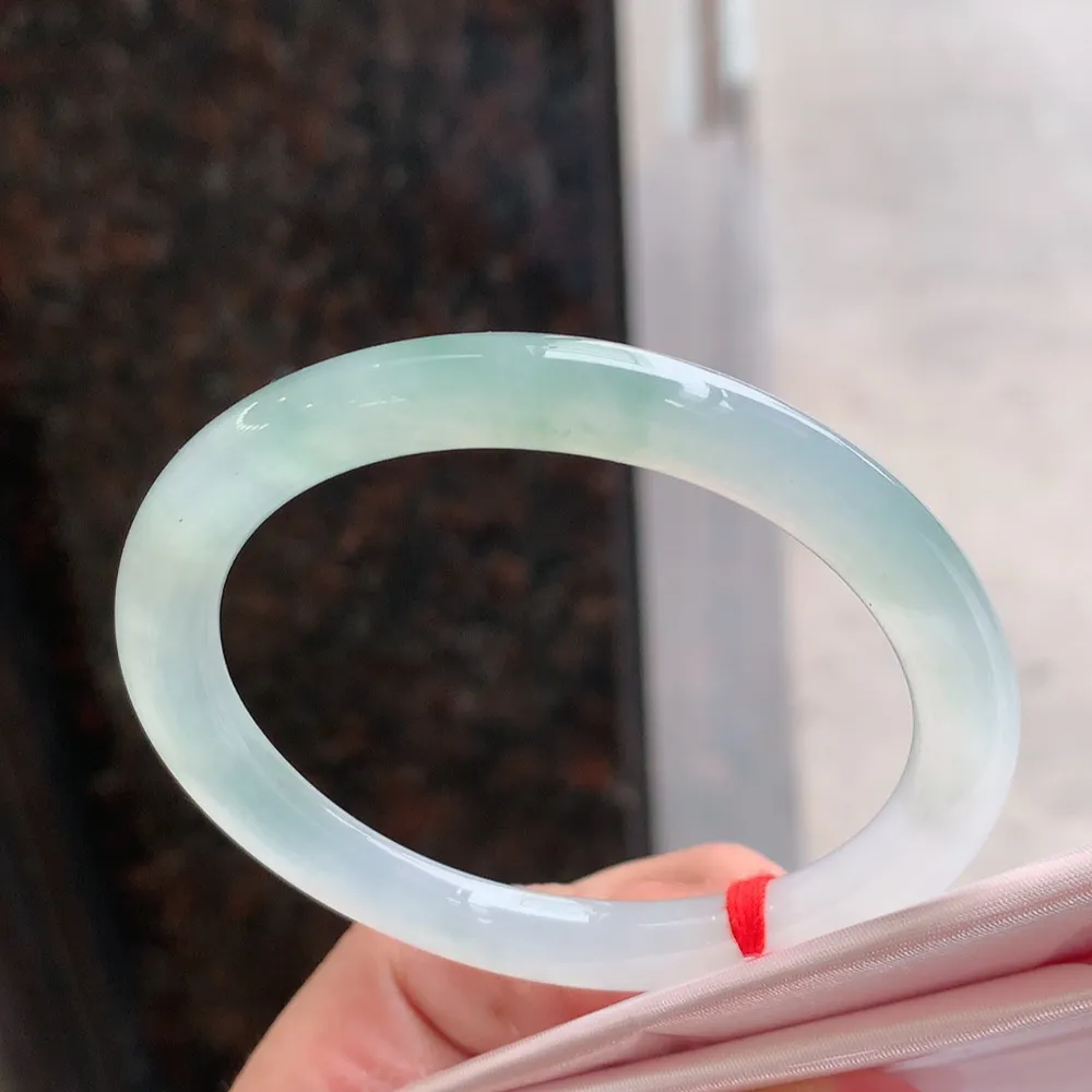 贵妃高冰绿 无瑕 尺寸:54.1/7.4 种水好