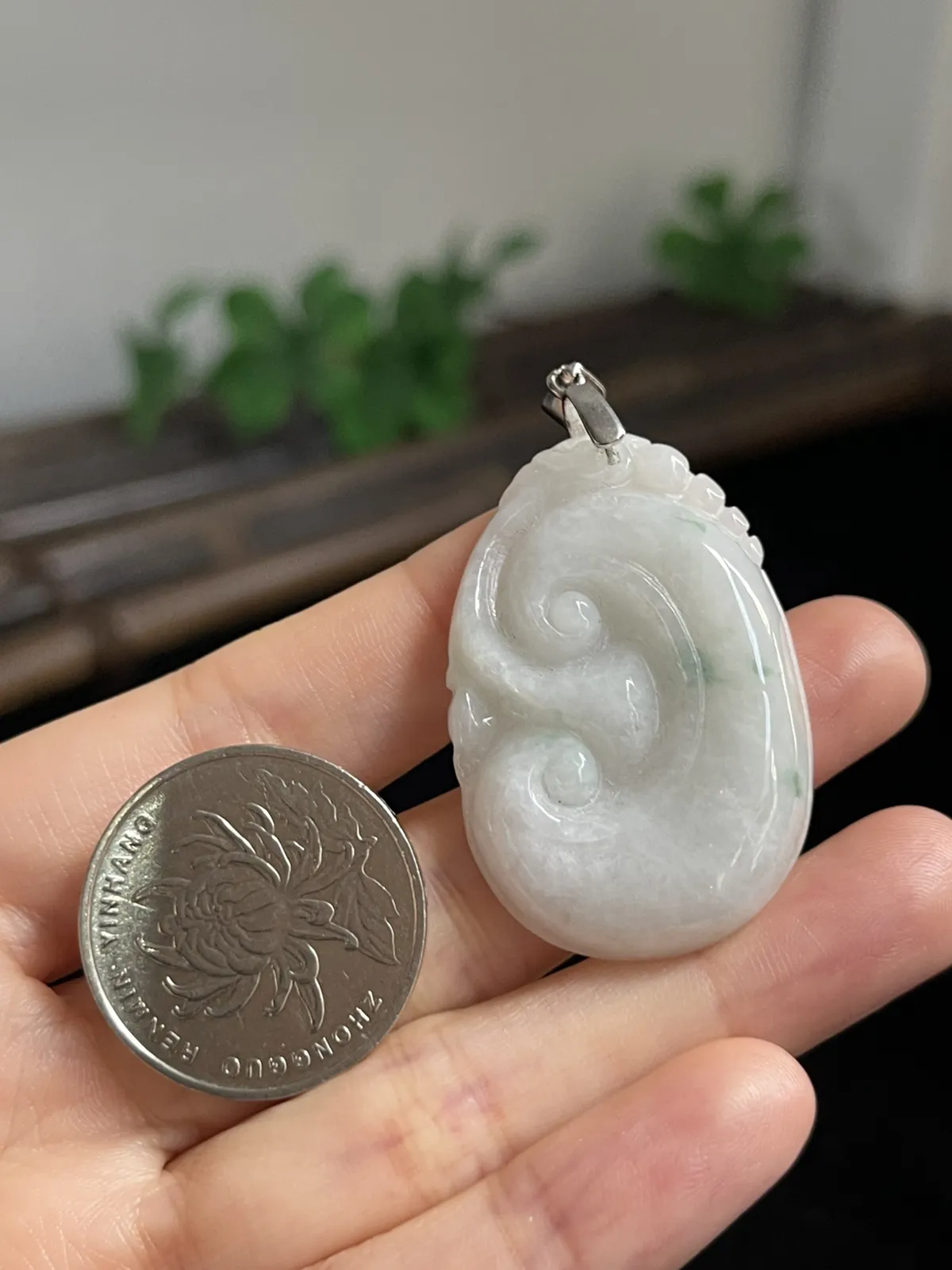 翡翠如意，印记：S925