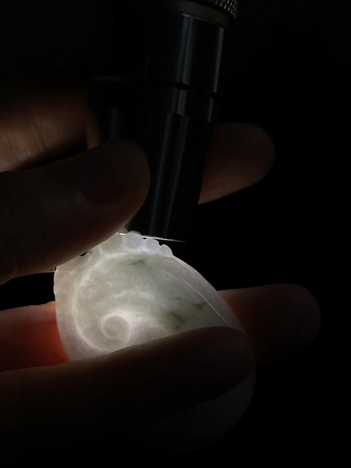 翡翠如意，印记：S925