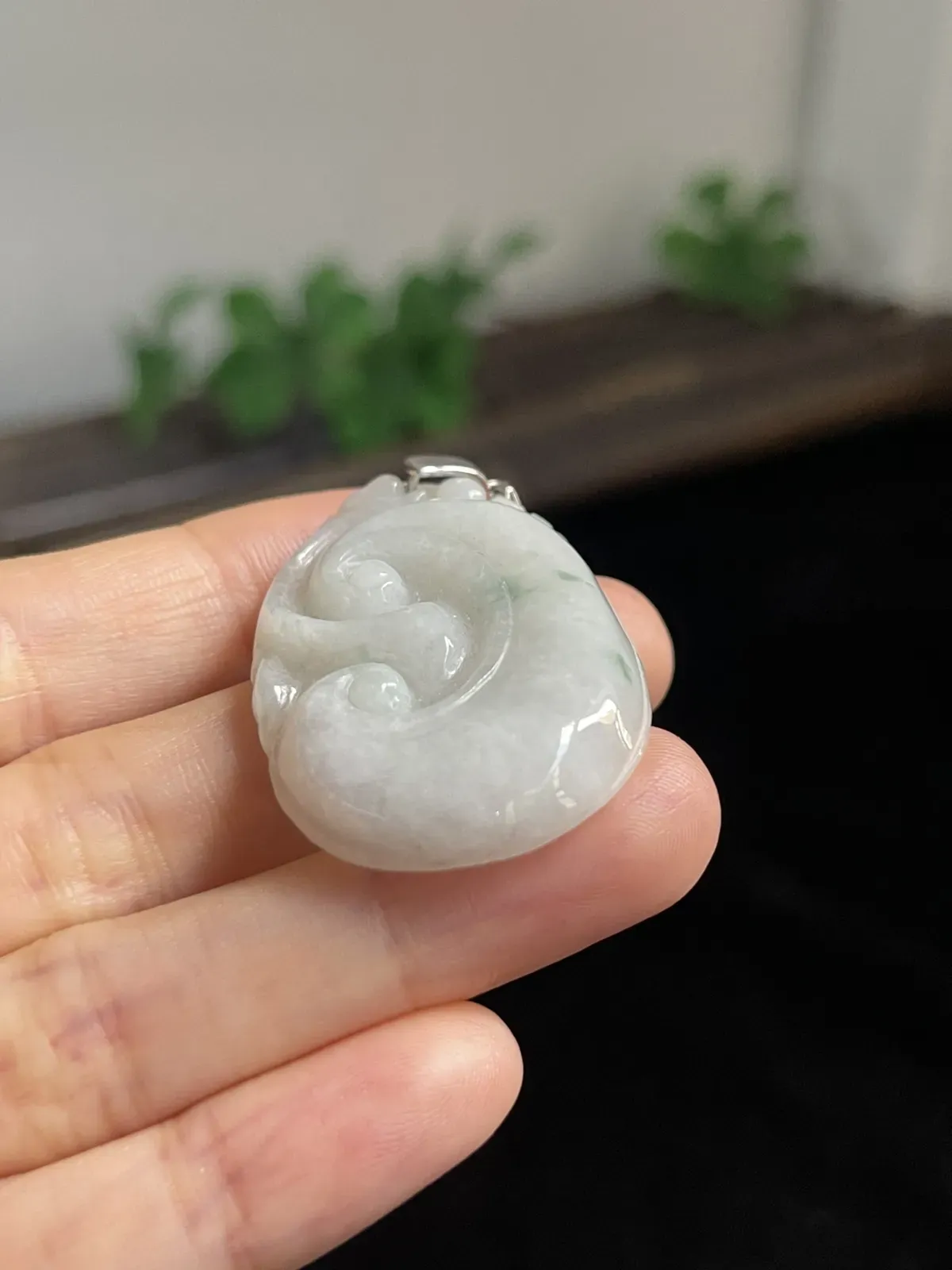 翡翠如意，印记：S925