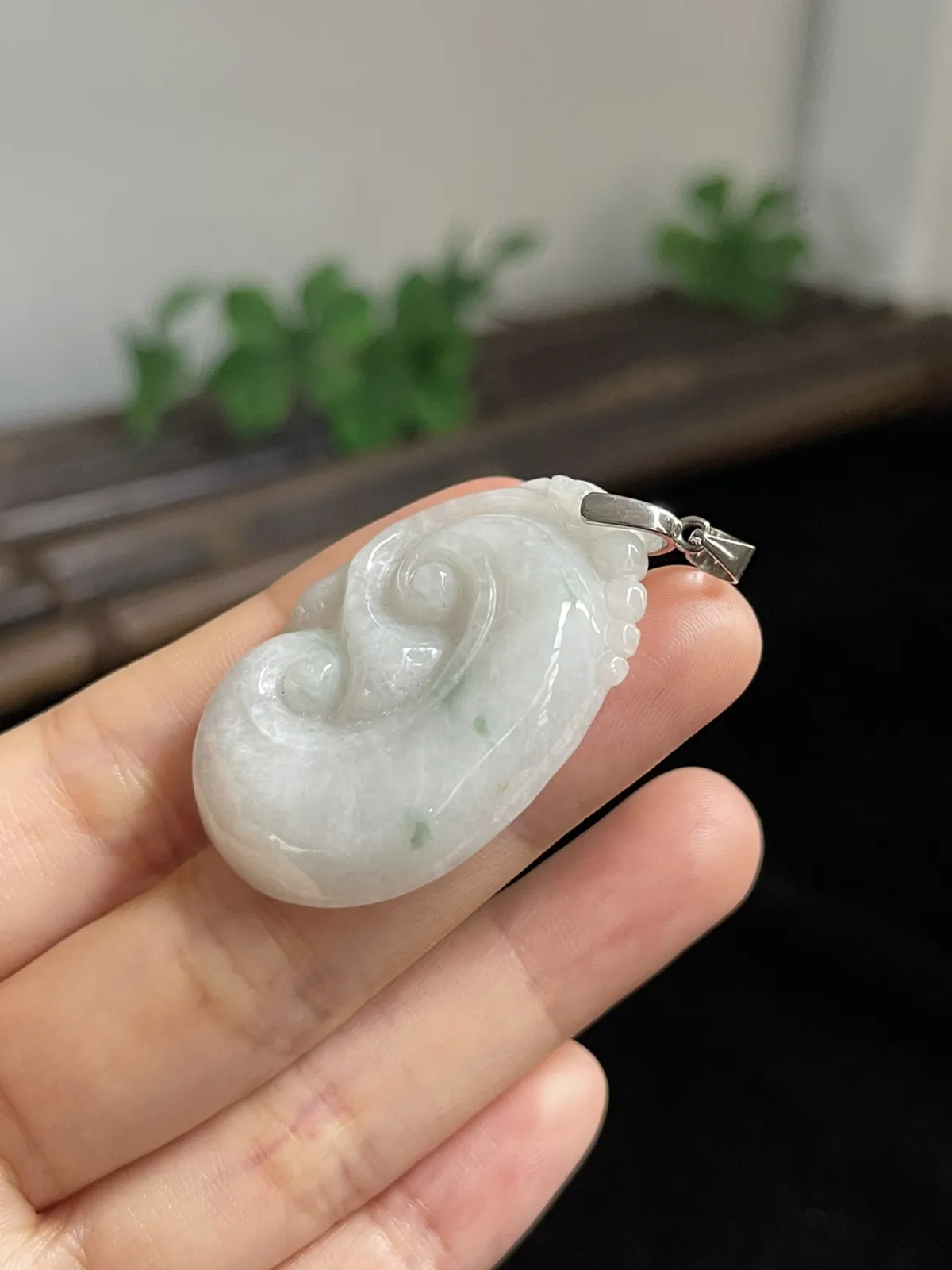 翡翠如意，印记：S925