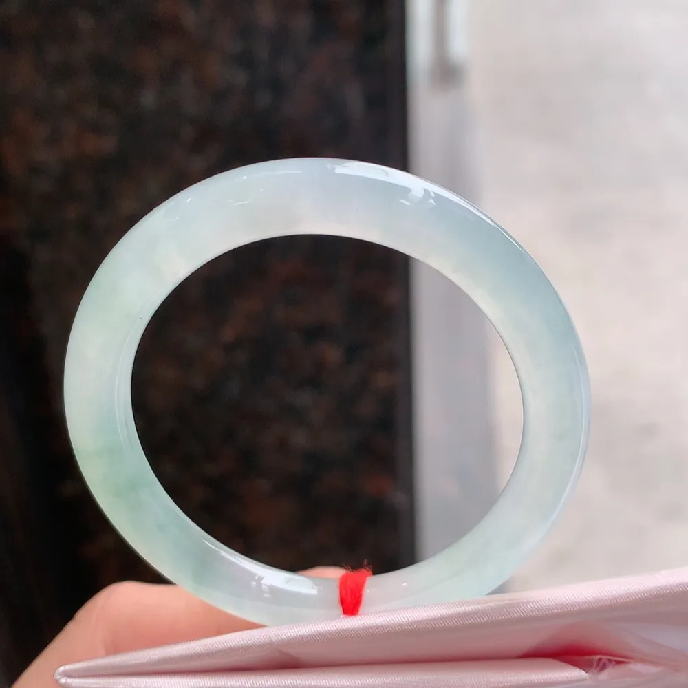 贵妃高冰绿 无瑕 尺寸:54.1/7.4 种水好