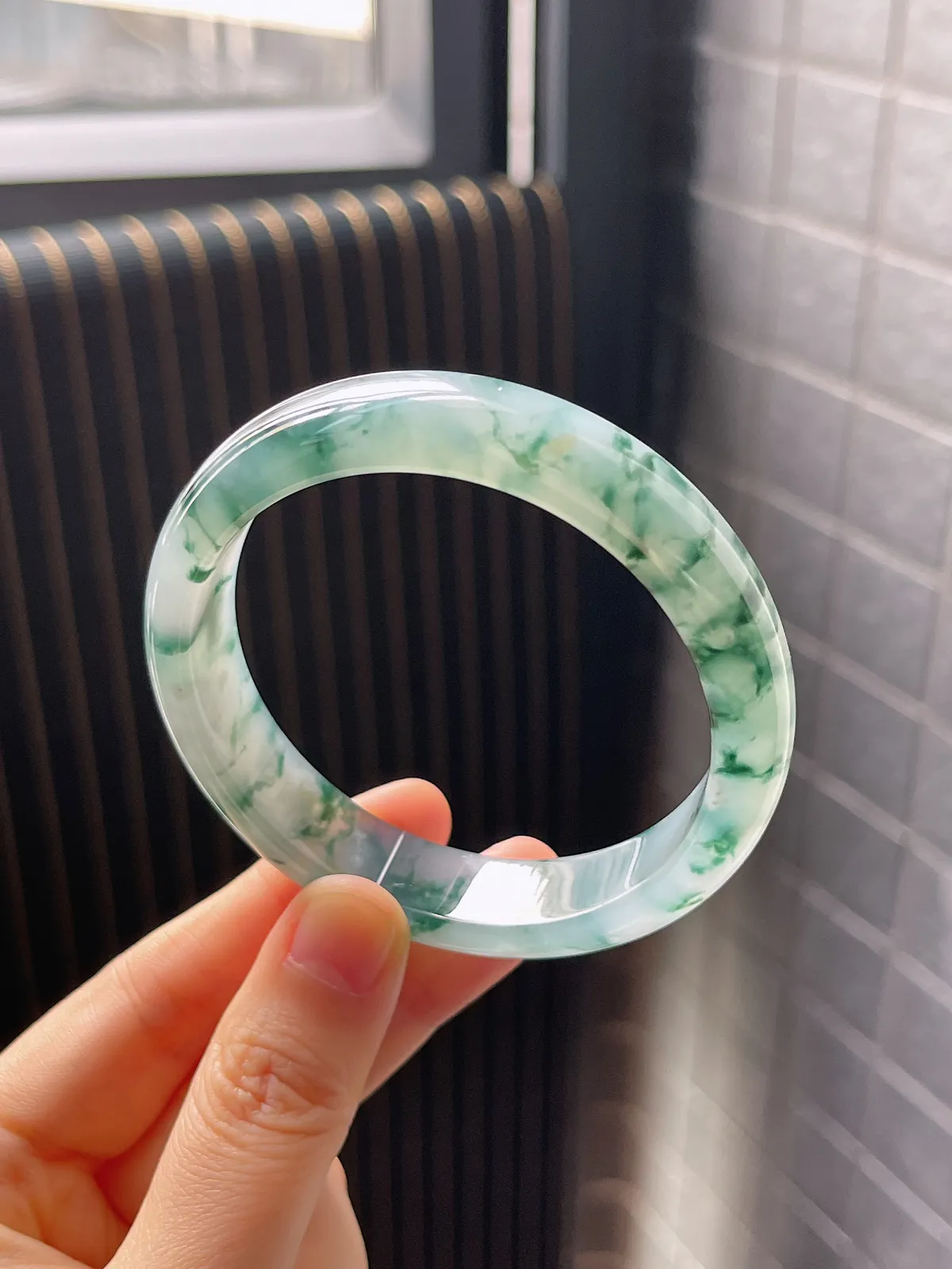 正圈55.6圈口，翡翠手镯