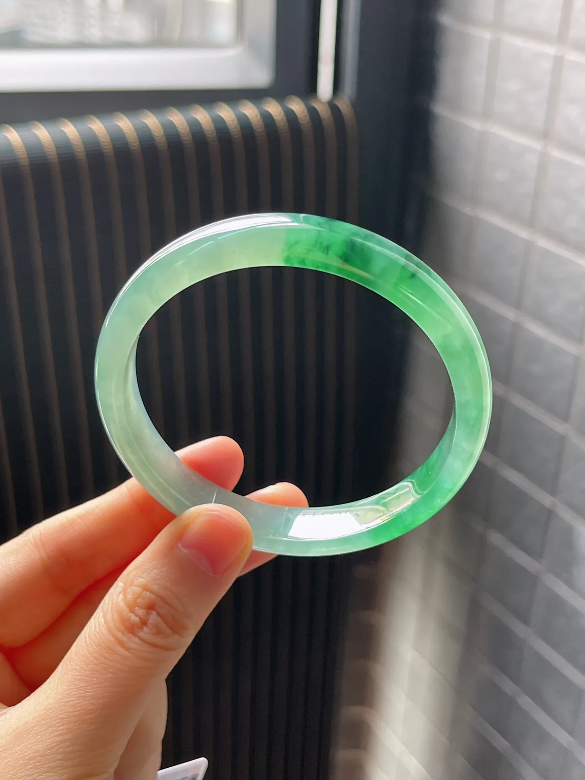 正圈57.4圈口，翡翠手镯