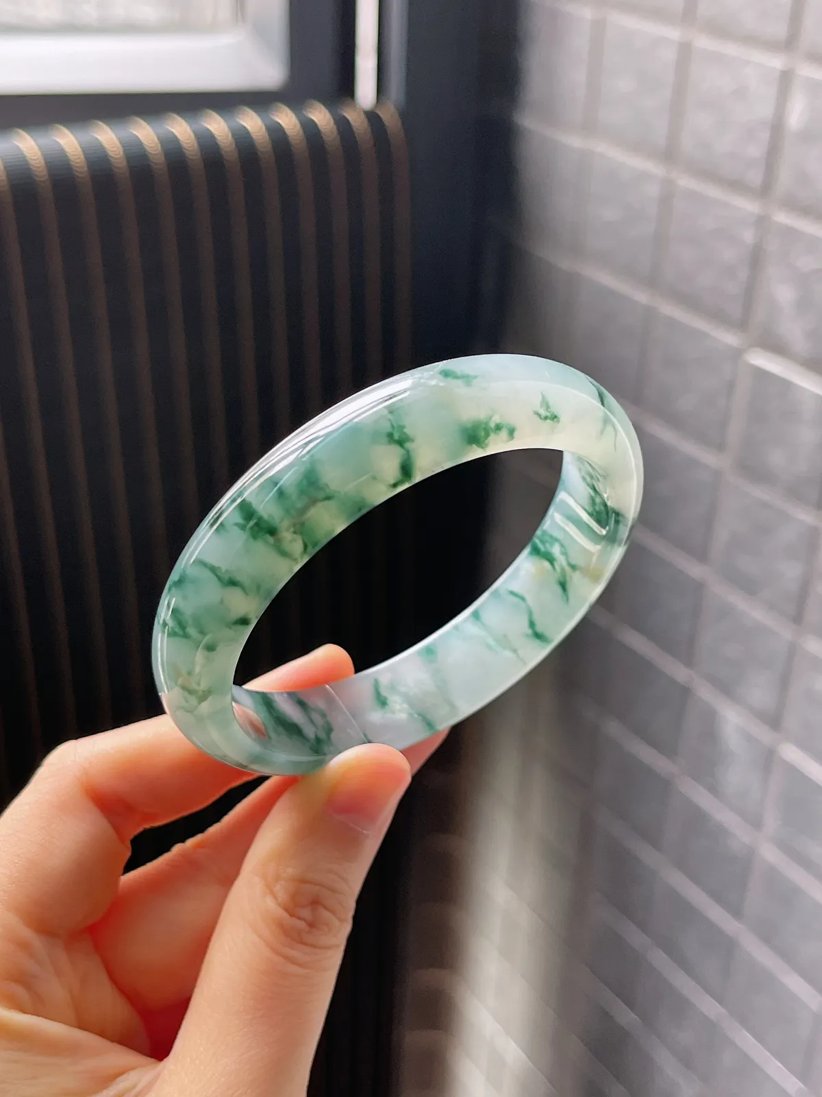 正圈55.6圈口，翡翠手镯