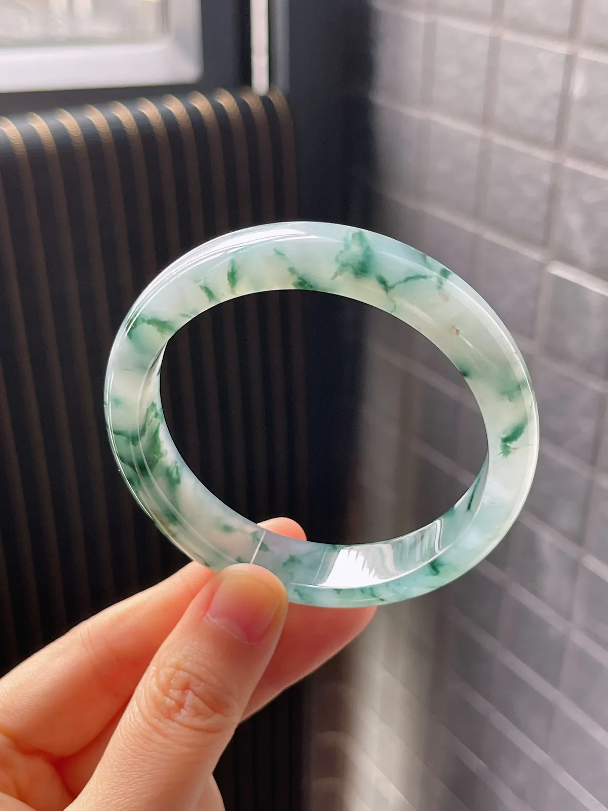 正圈55.6圈口，翡翠手镯