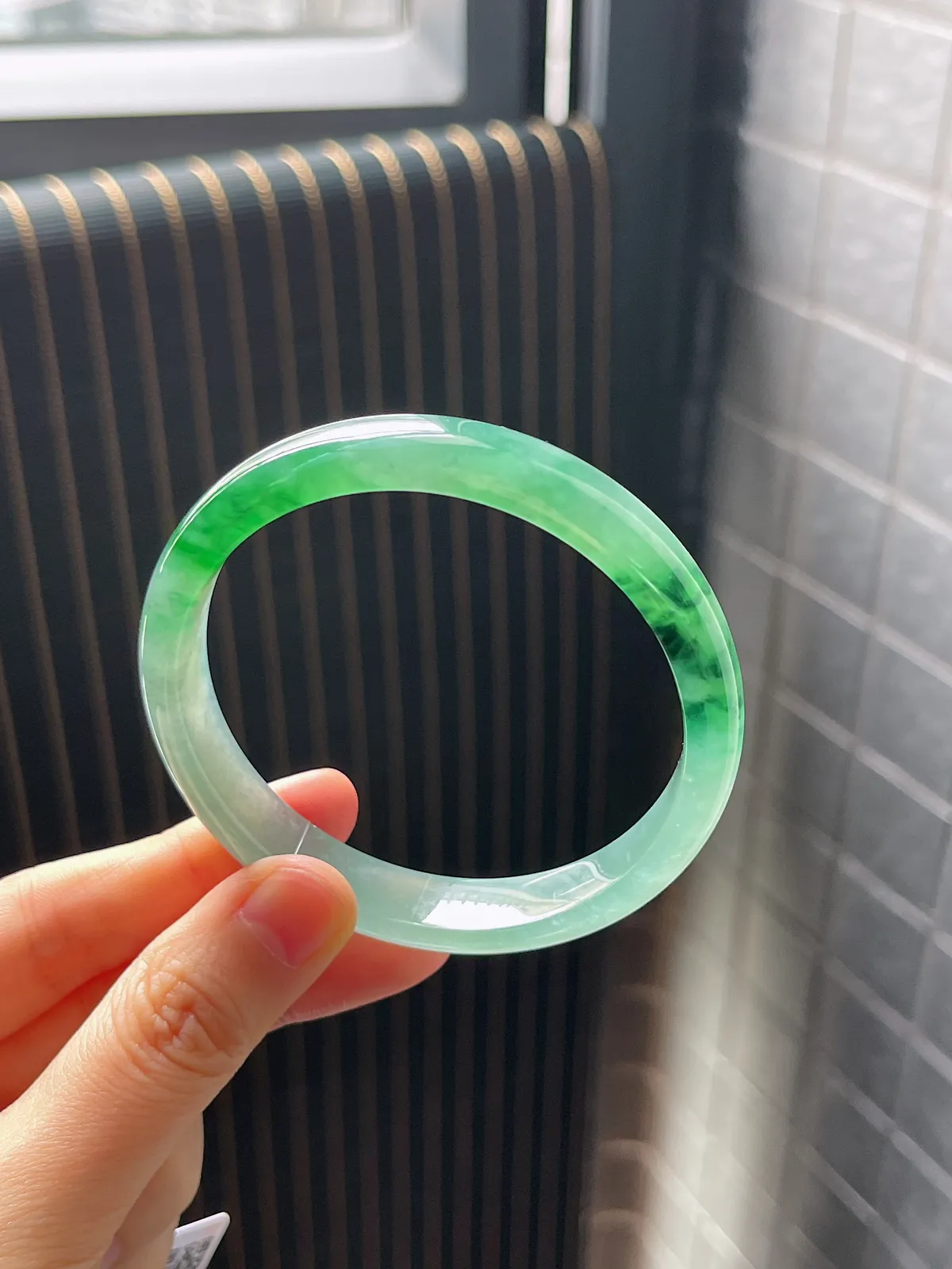 正圈57.4圈口，翡翠手镯