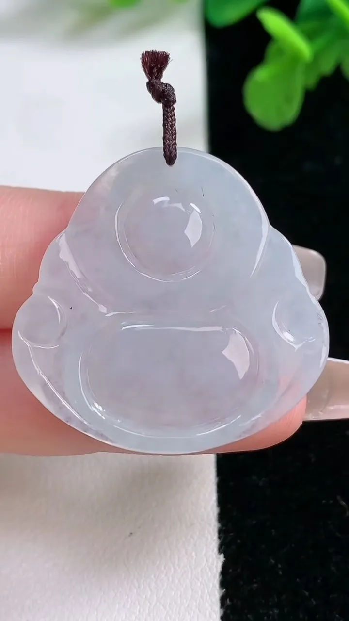 天然A货翡翠佛公吊坠，尺寸31.8-32.6-6，重量:9.63g
1月1日